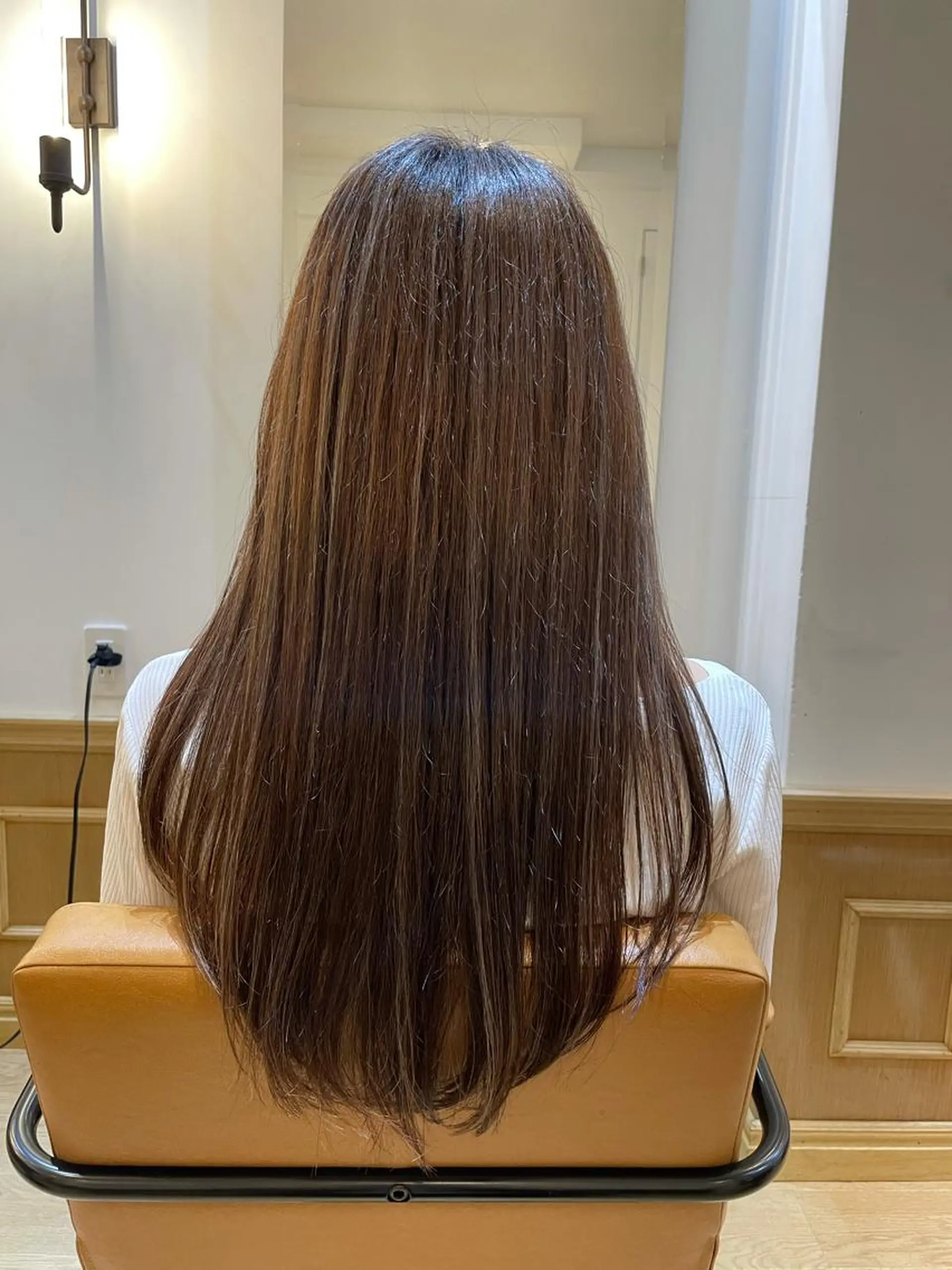 ロング ハイライト レイヤーカット トリートメント カット ヘアカラー トリートメント ✨シルクストレート✨ 美髪髪質改善Yukiのヘアスタイル