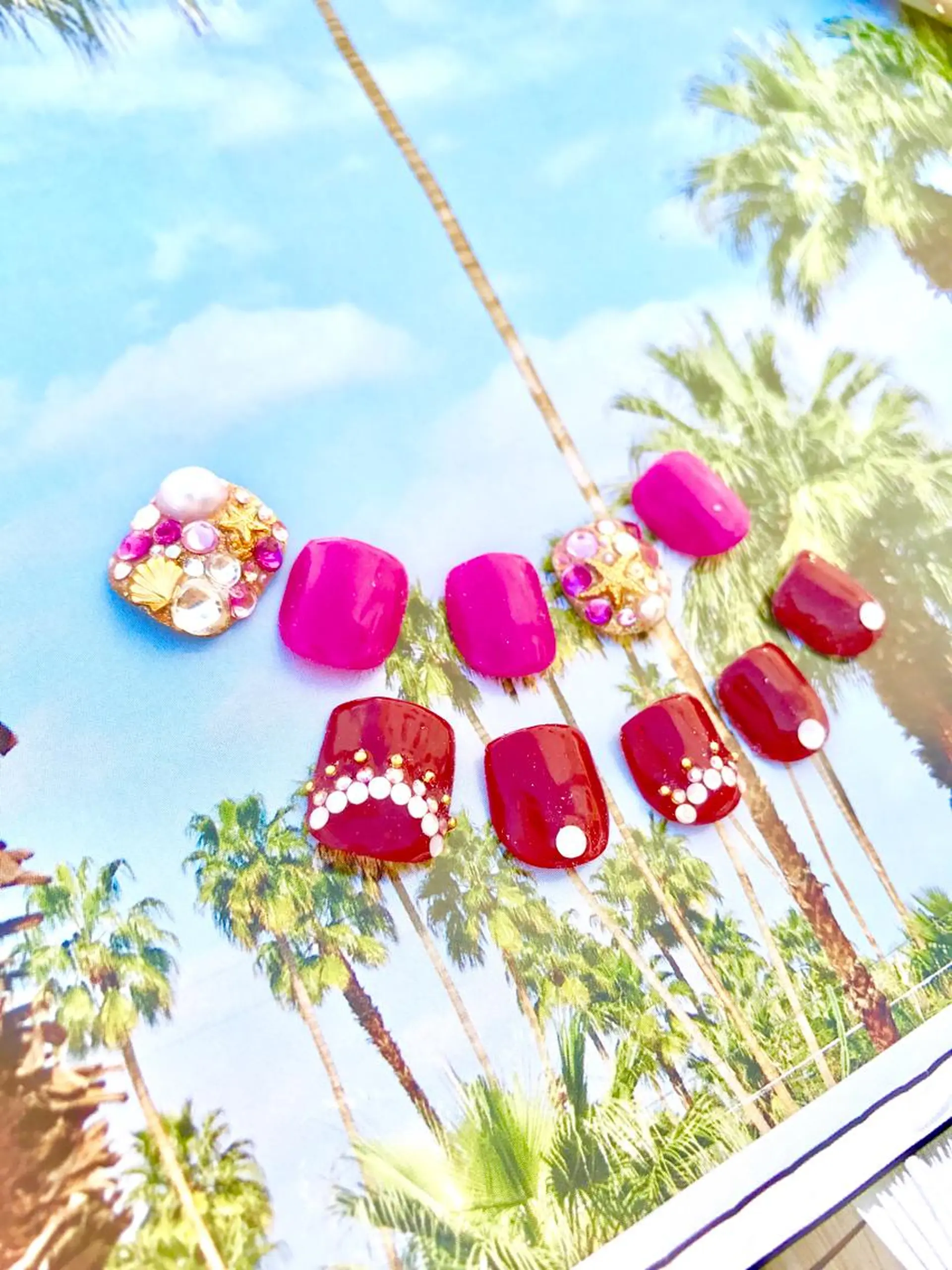 ネイル フットネイル Re Pearl～コーディネートサロン～ 市駅前店所属・NARUMI HYODOのネイルデザイン