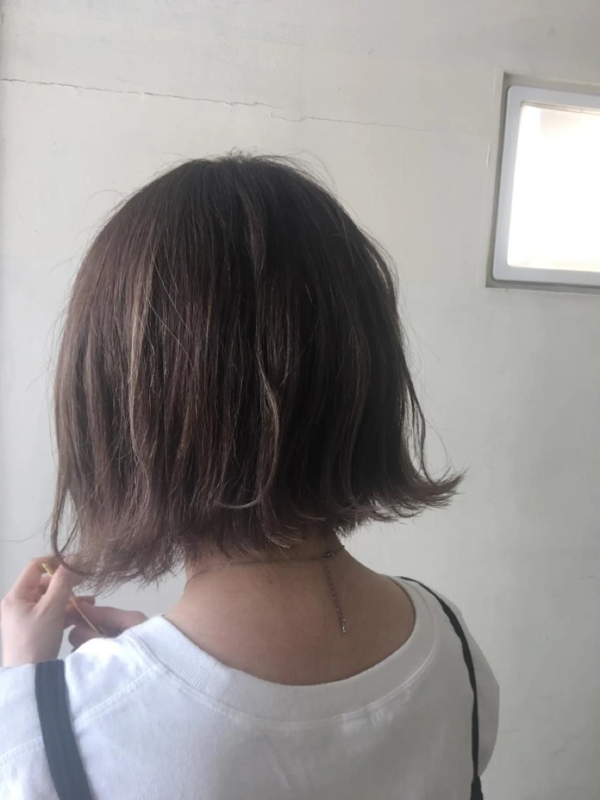 ミディアム カラー パーマ ヘアアレンジ 中村 碧のヘアスタイル