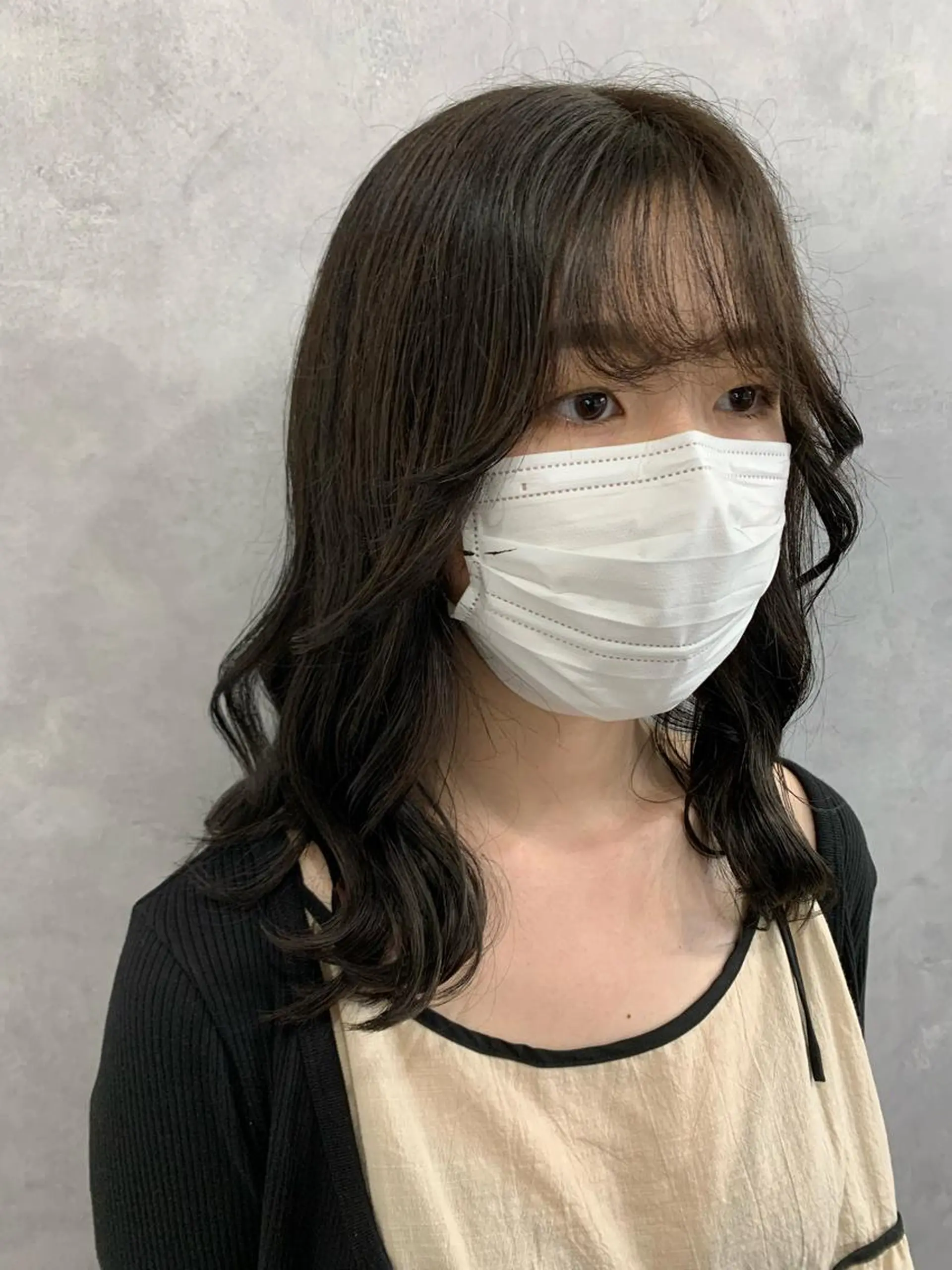 セミロング カラー charme溝の口所属・チバ ヒロトのヘアスタイル