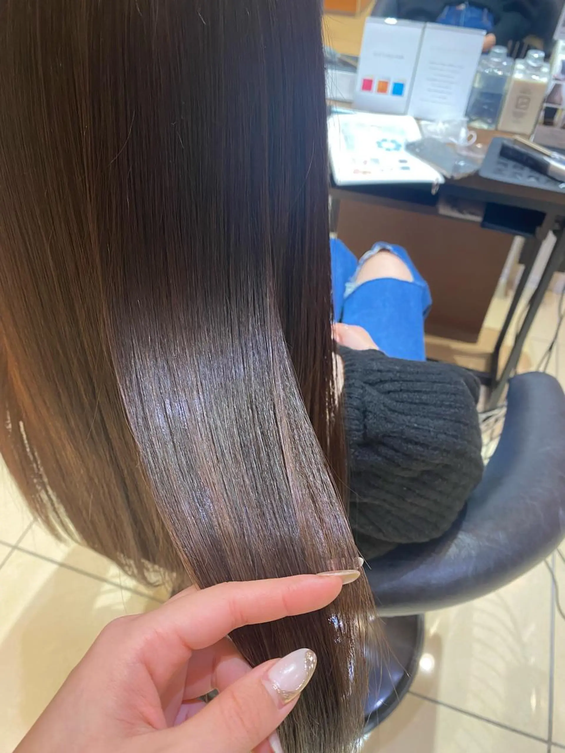 ロング 髪質改善 トリートメント 酸熱トリートメント トリートメント LEVIJU hair所属・韓国ヘア🕊村上 ののこ🕊のヘアスタイル