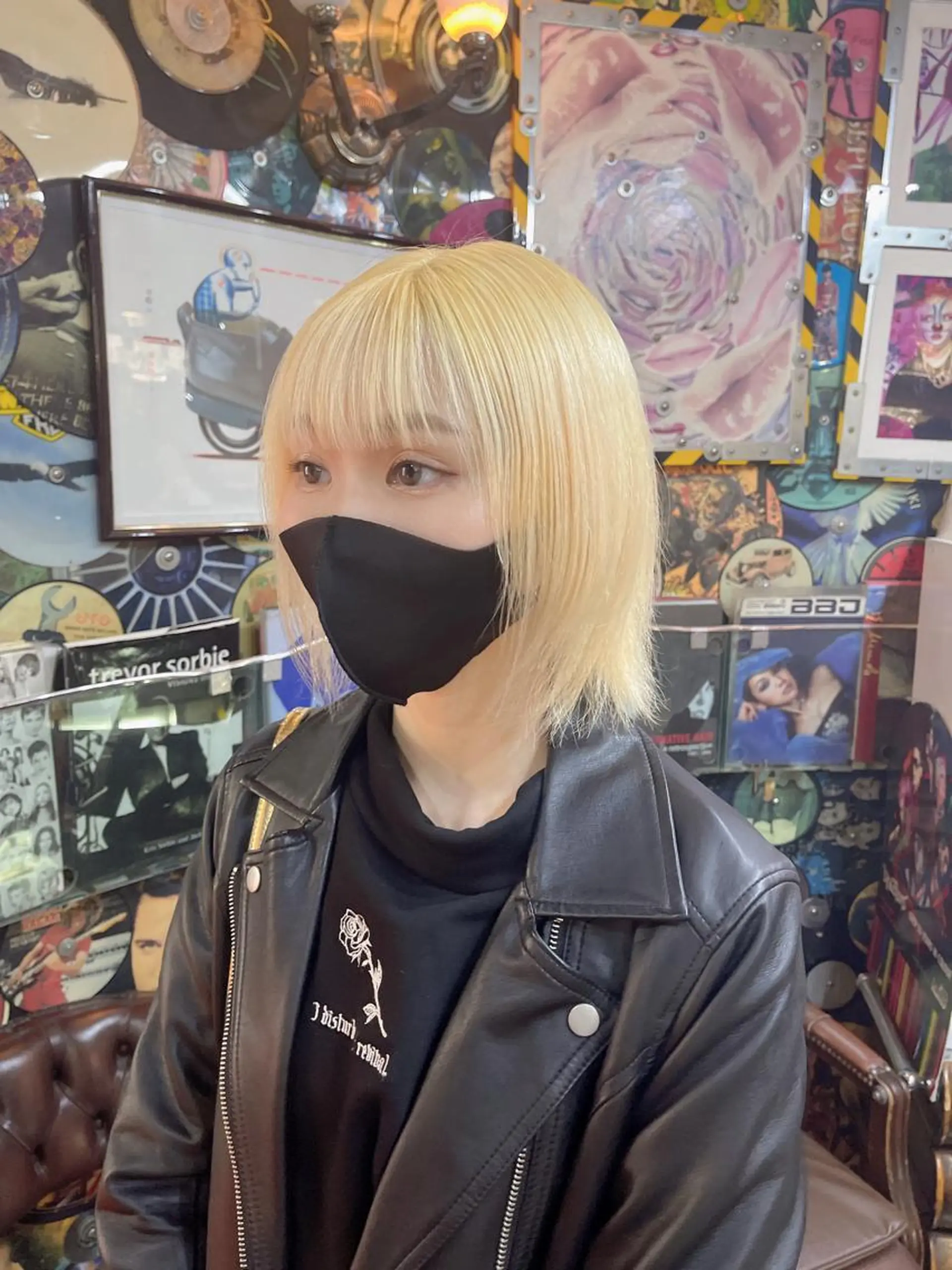 ショート カラー ヘアアレンジ ブリーチ ブロンド ケアブリーチ ハイトーンカラー haco+所属・🌈派手髪エクステ ブレイズ🌈ひろとのヘアスタイル