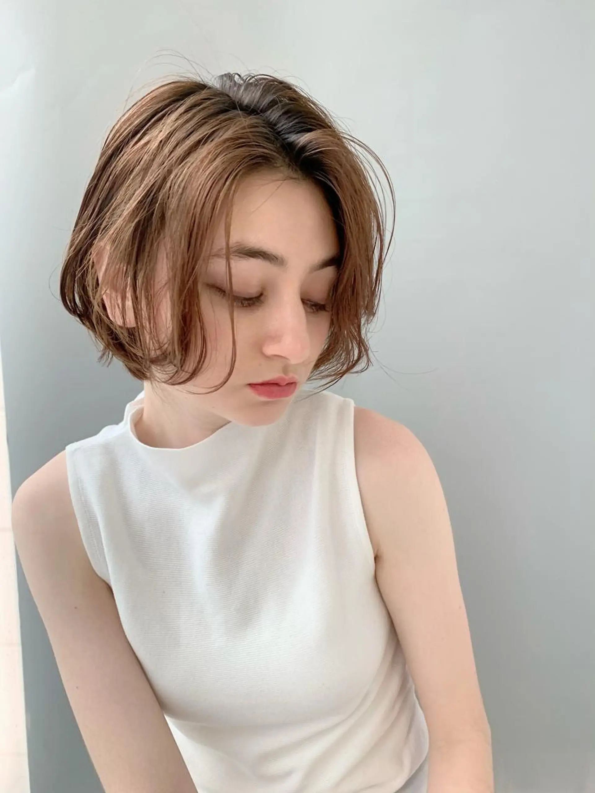 ミディアム カラー 鈴木 一貴のヘアスタイル