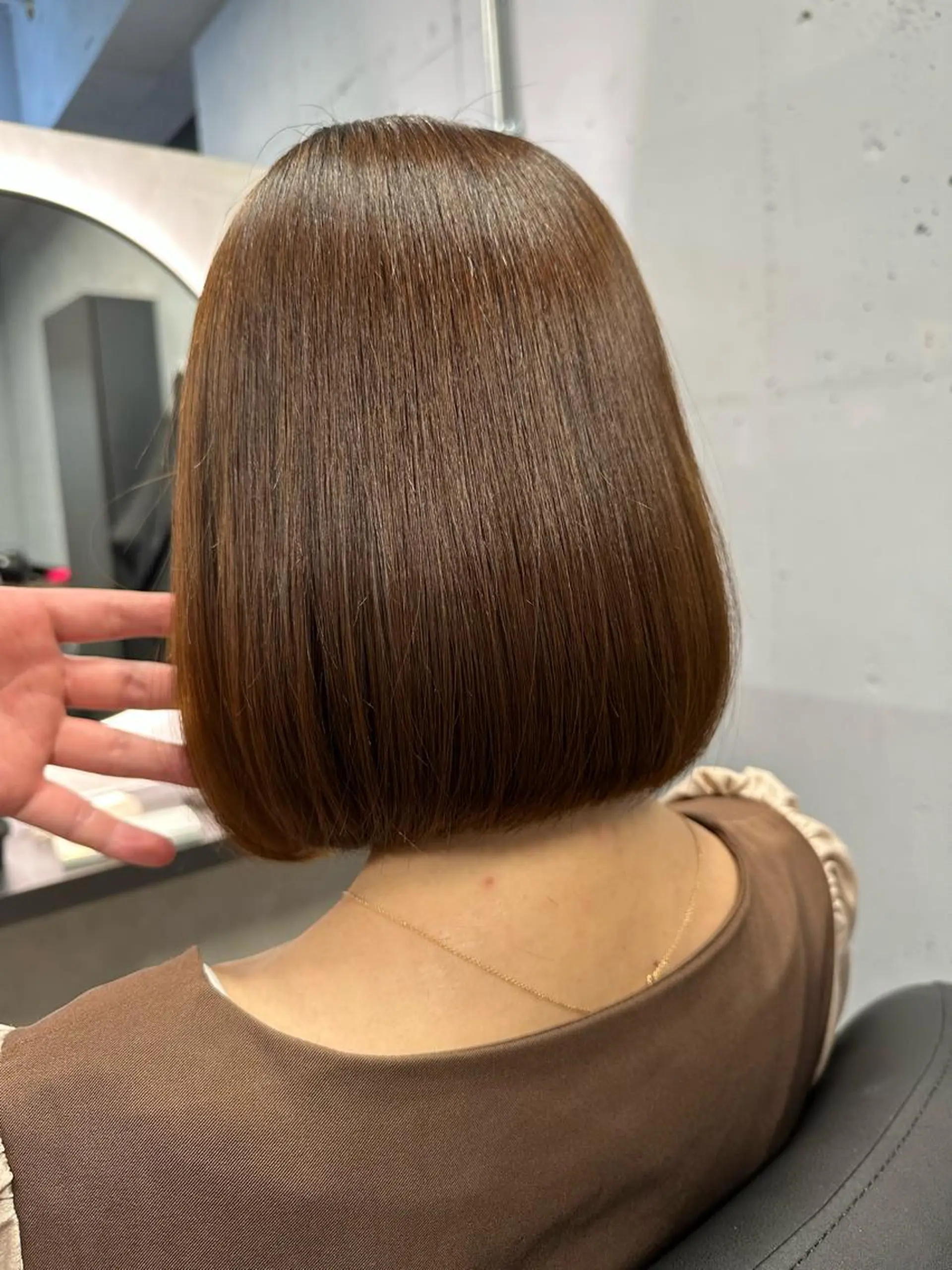 ショート カラー 新宿/韓国風レイヤー 髪質改善/ジャッキーのヘアスタイル