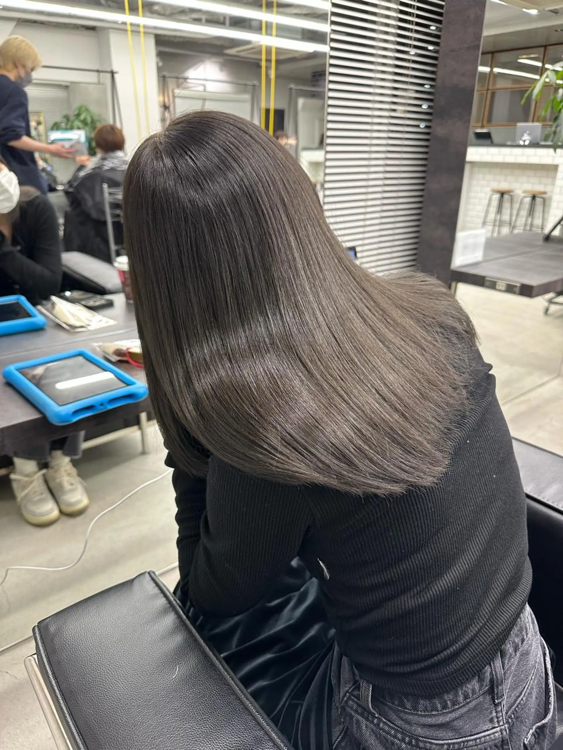 セミロング カラー ✨大人韓国レイヤー ✨吉原 潤✨のヘアスタイル