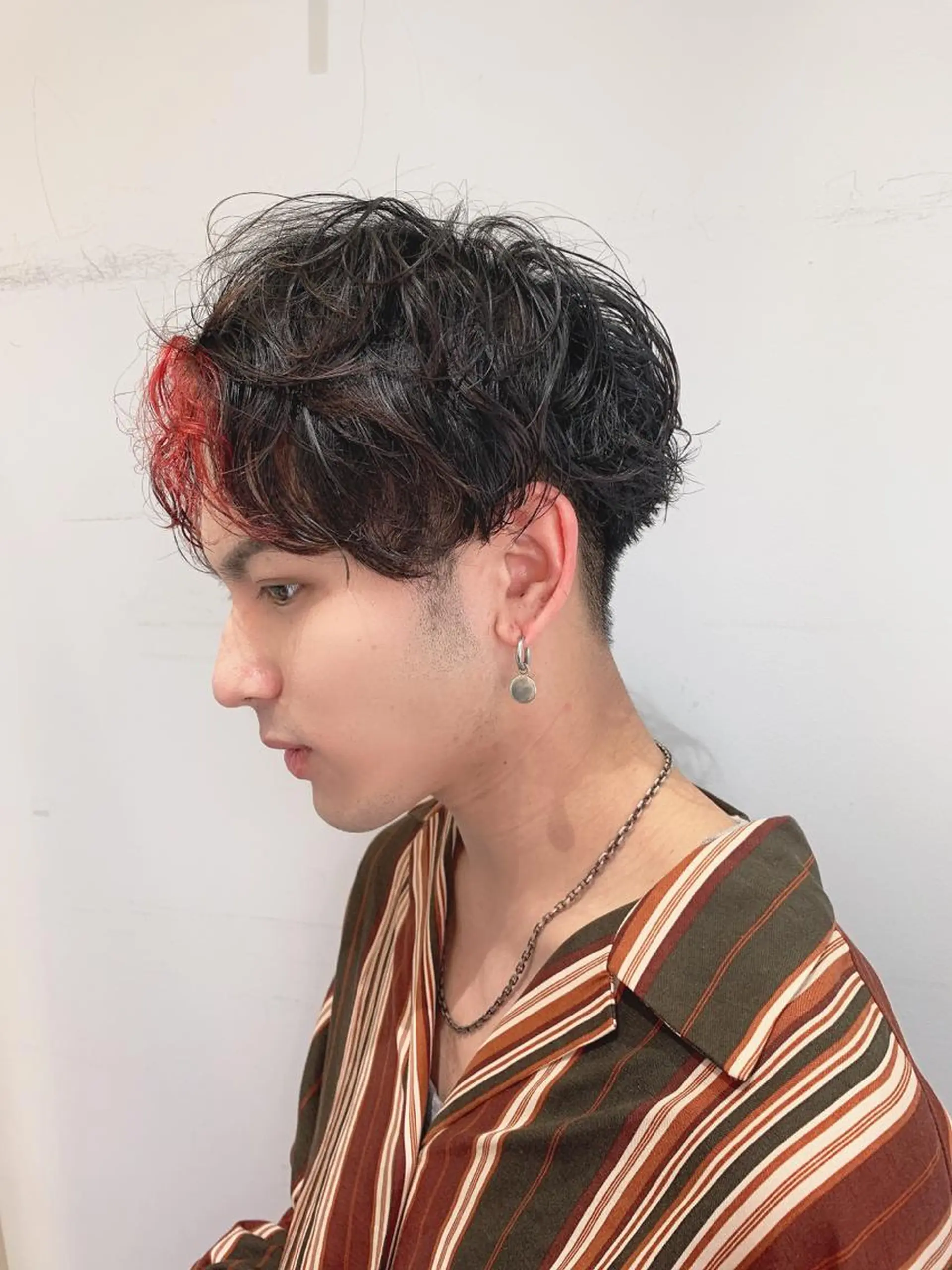 カラー パーマ メンズ 刈り上げ カット パーマ 🦖鶴岡香純🦖 産休中のヘアスタイル