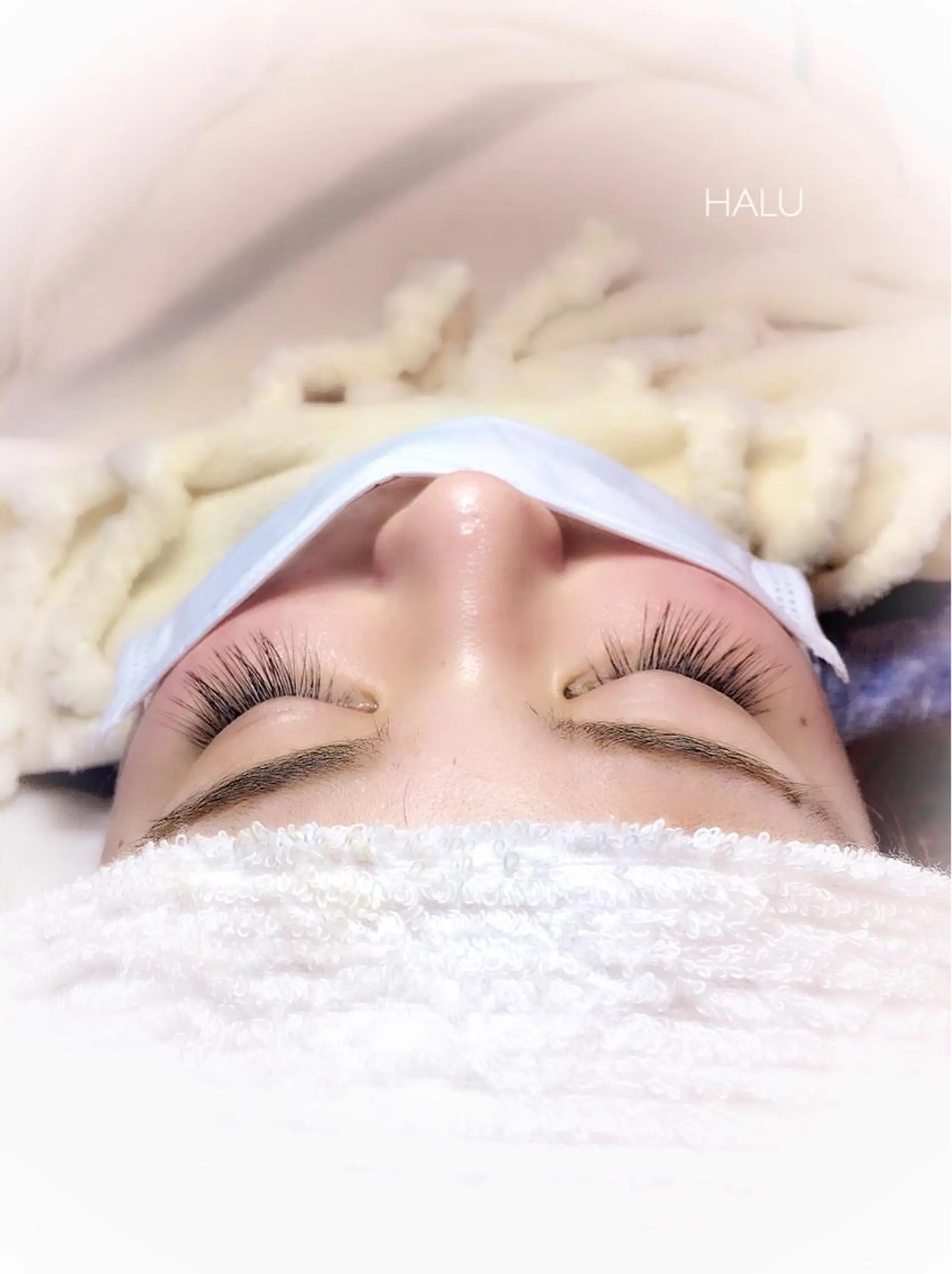 マツエク・マツパ 付け放題 Cカール HALU ハルのネイルデザイン