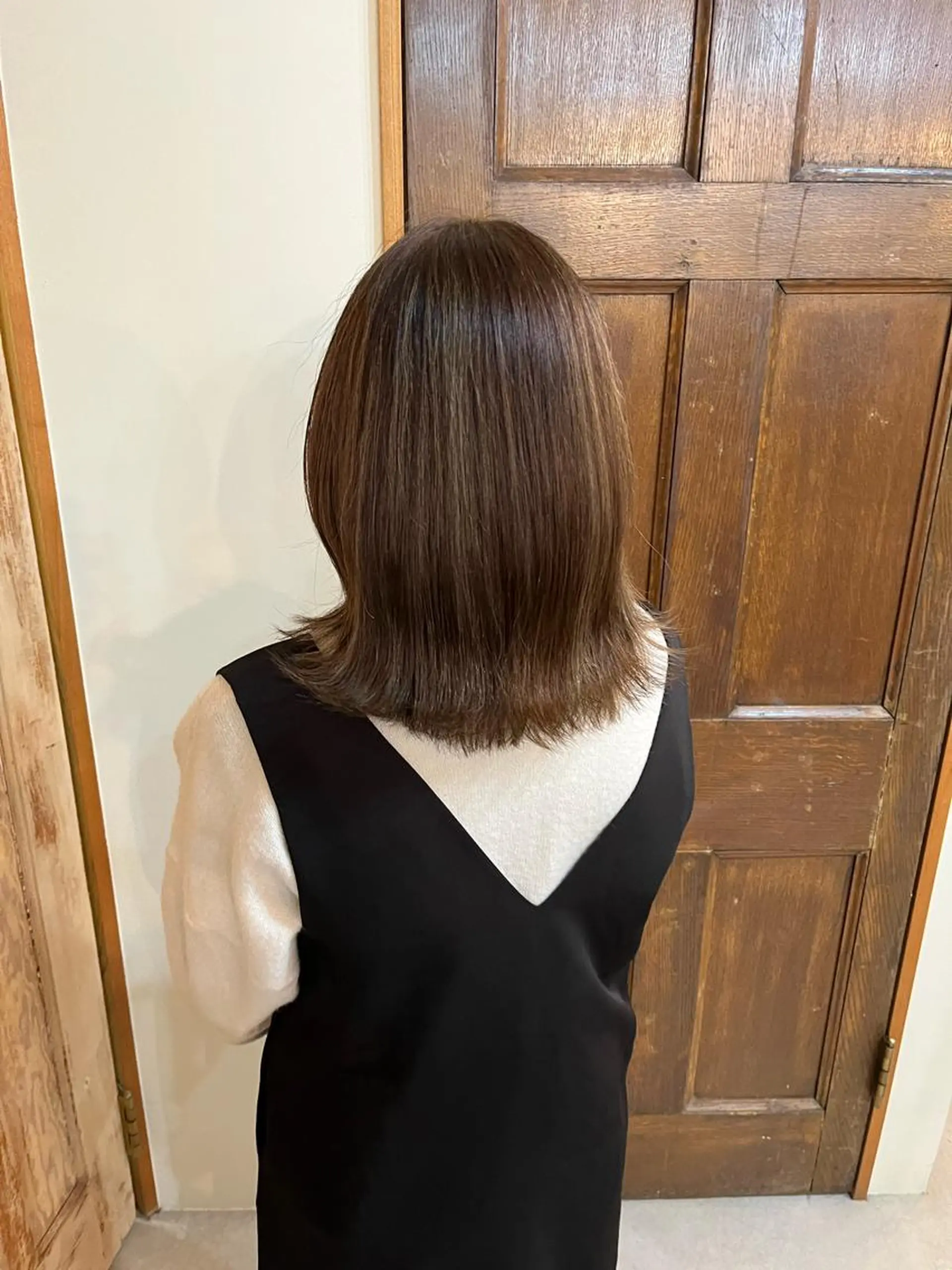 ミディアム 神谷 夏帆のヘアスタイル