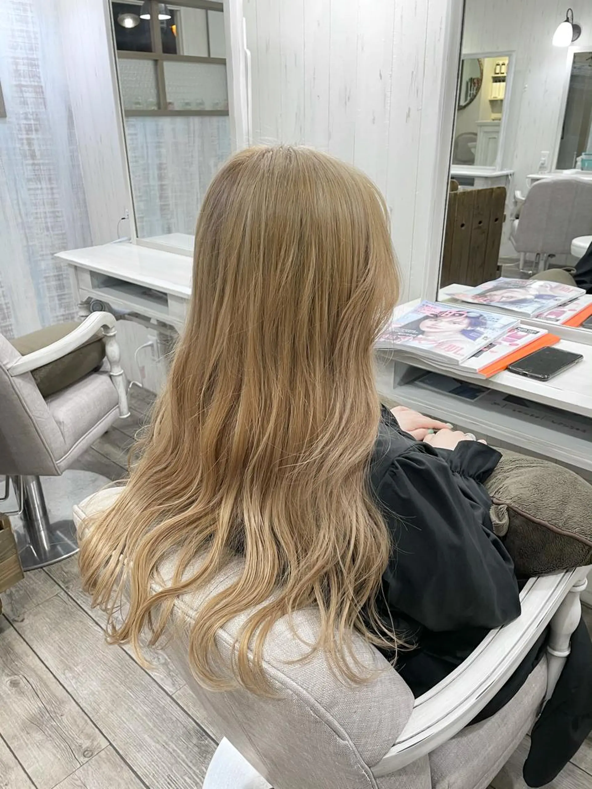 ロング ネモトメイナ🌿‬ 今月末で退職しますのヘアスタイル