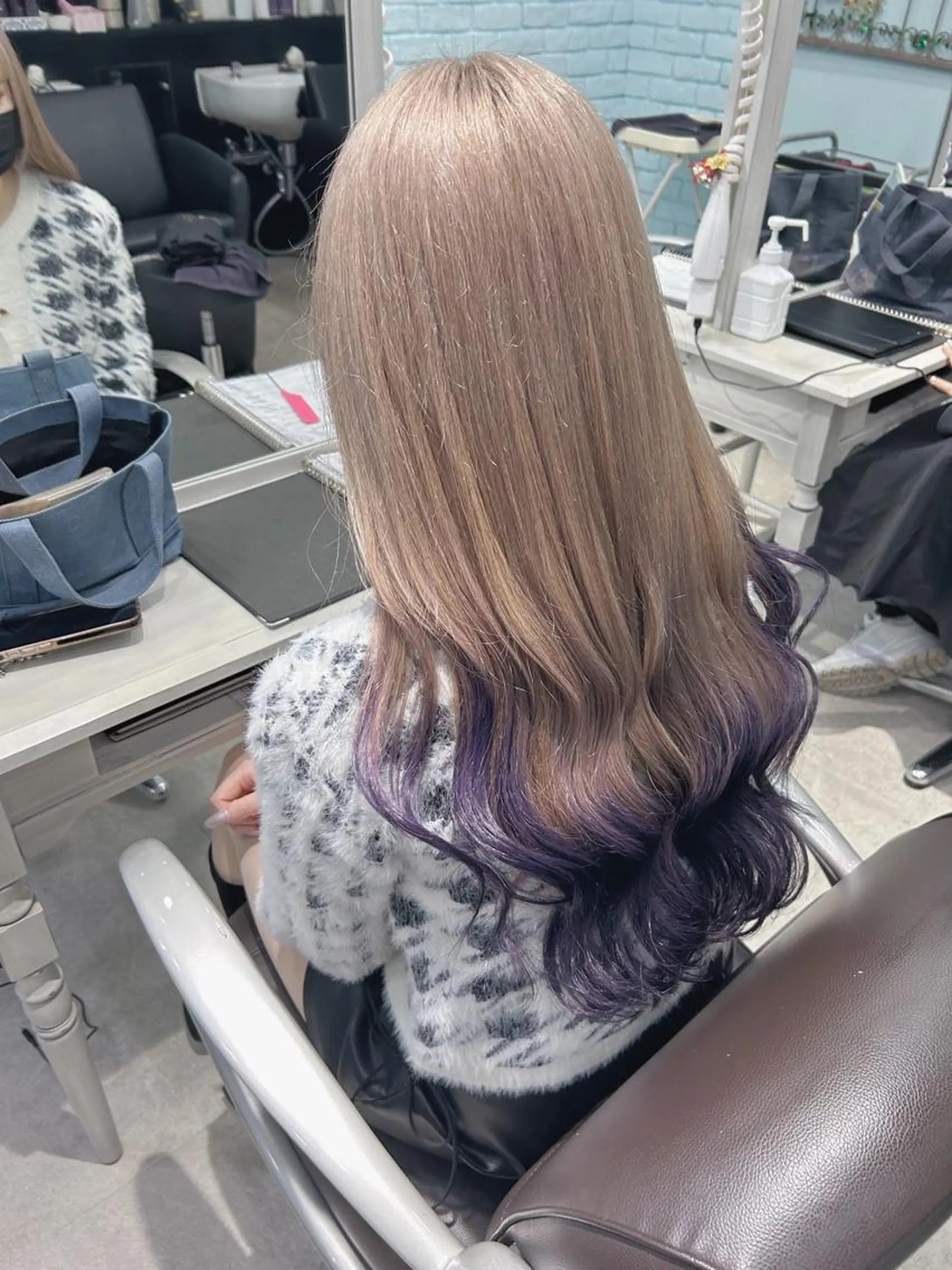 ロング カラー ヘアアレンジ カット ヘアカラー 💕ブリーチ/ヘアメ 🎀YUUKAのヘアスタイル