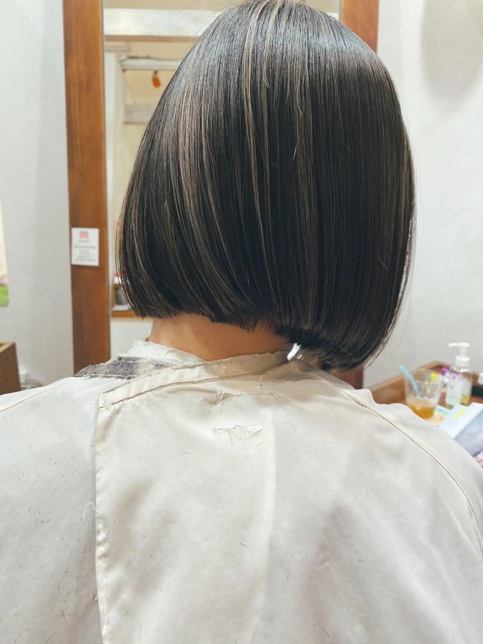 ショート カラー ハイライトカラー ボブ ハイライト メンズカット特化柏駅 徒歩3分LOUのヘアスタイル