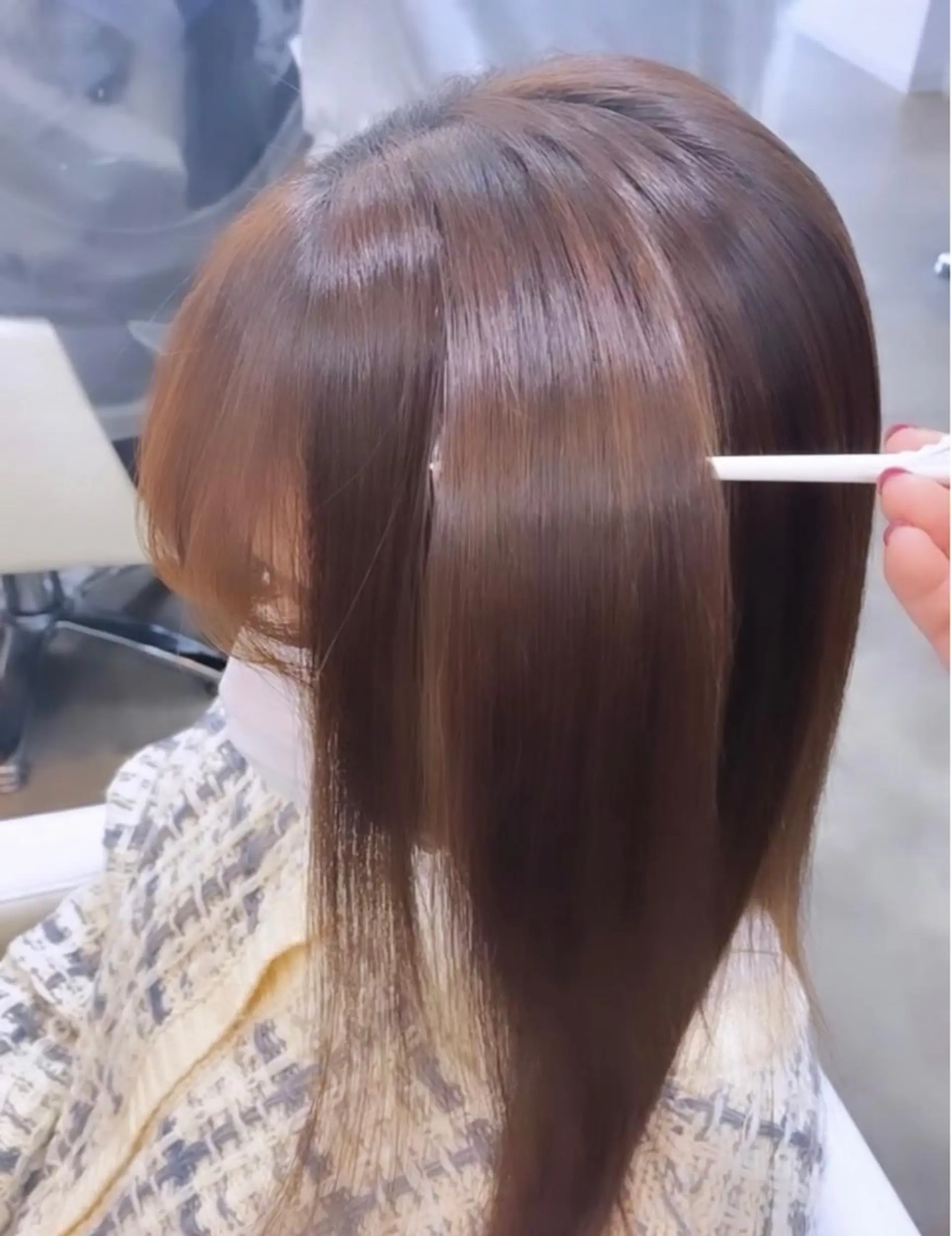 ミディアム カット ヘアカラー トリートメント 名古屋/髪質改善/ 透明感SHIZUKAのヘアスタイル