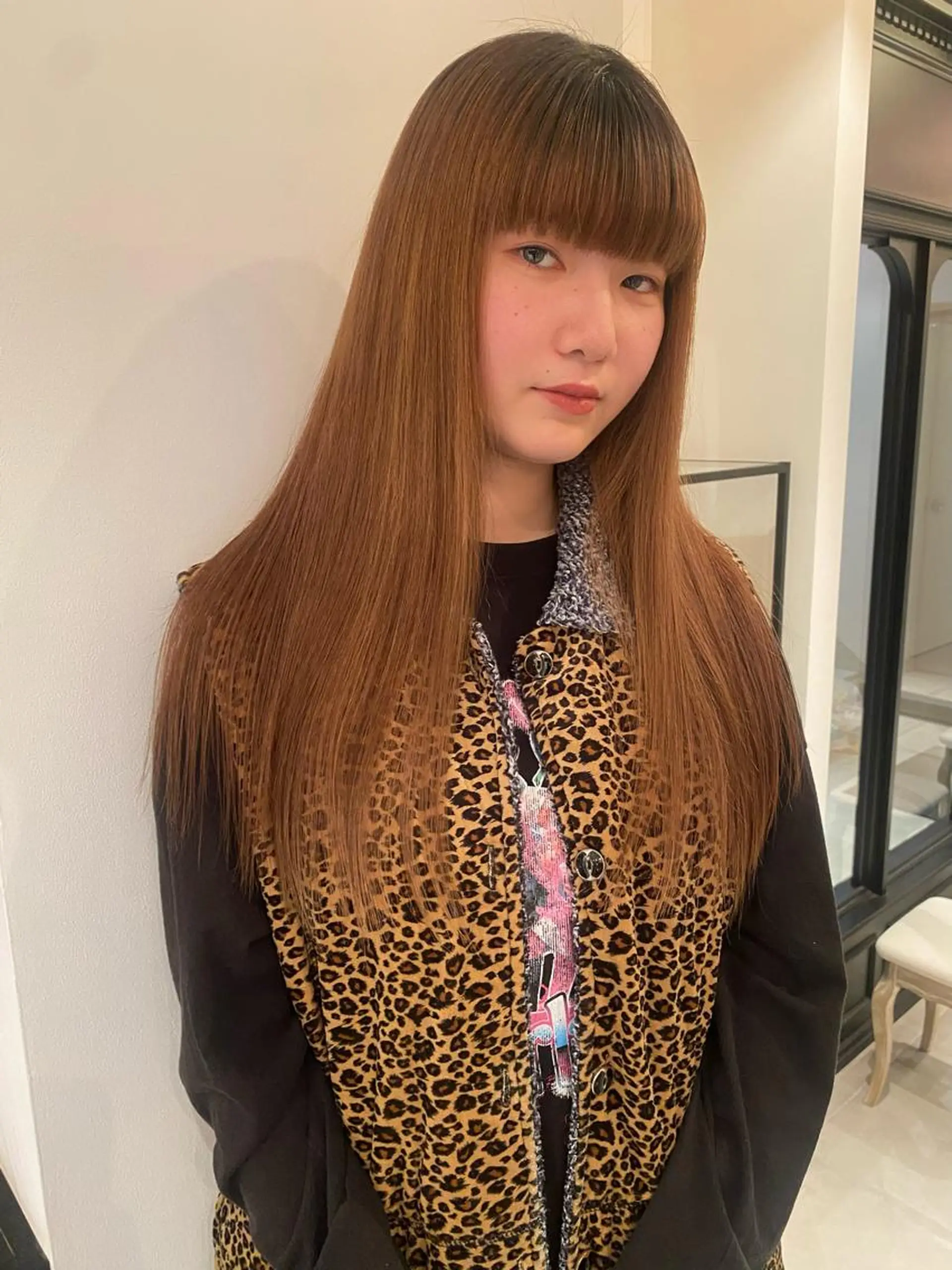 ロング カラー パーマ riria/ボブ /ブラウンカラー🎀のヘアスタイル