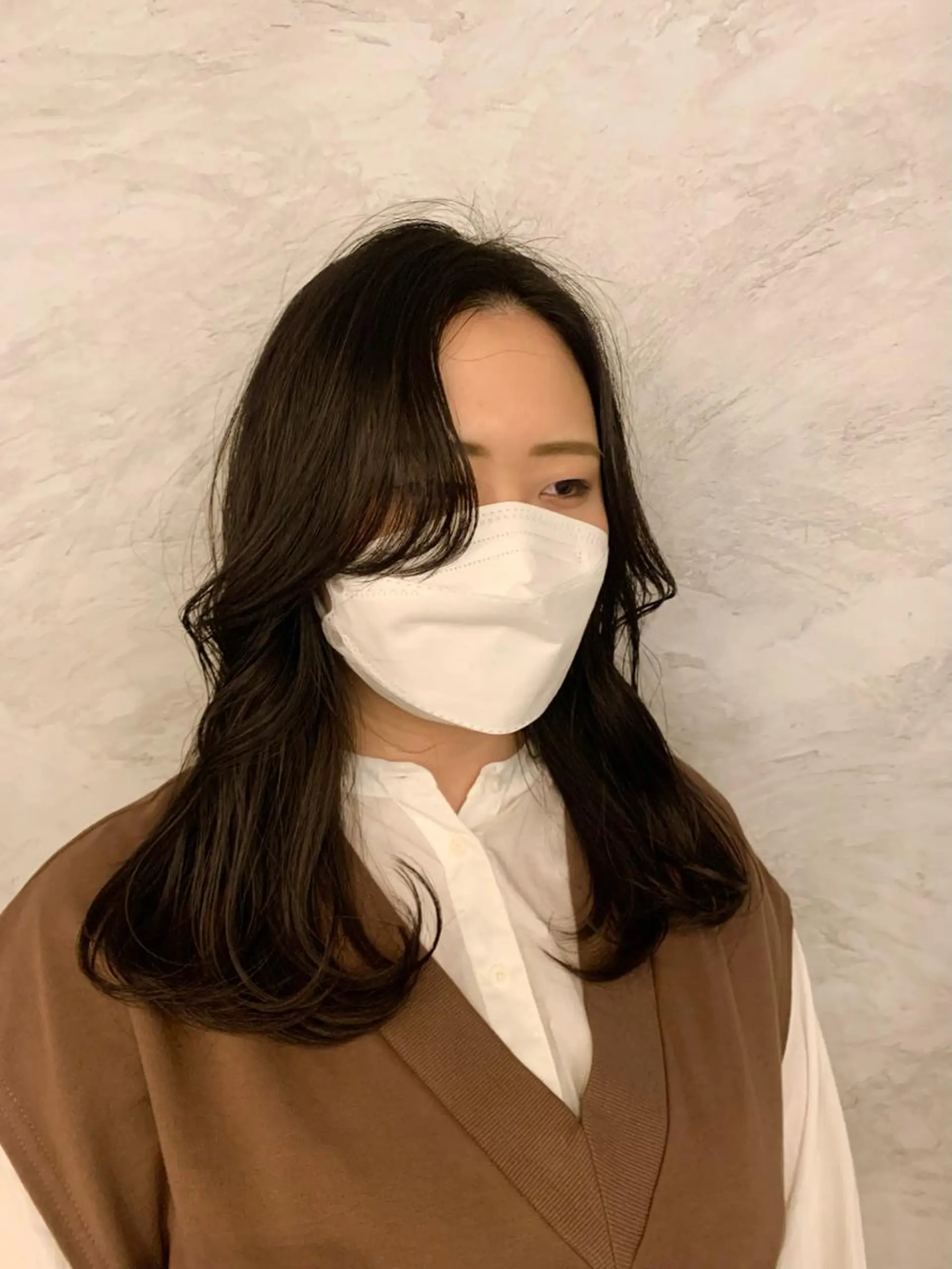 ロング カラー Maruquee de mashu所属・みうら ありさのヘアスタイル