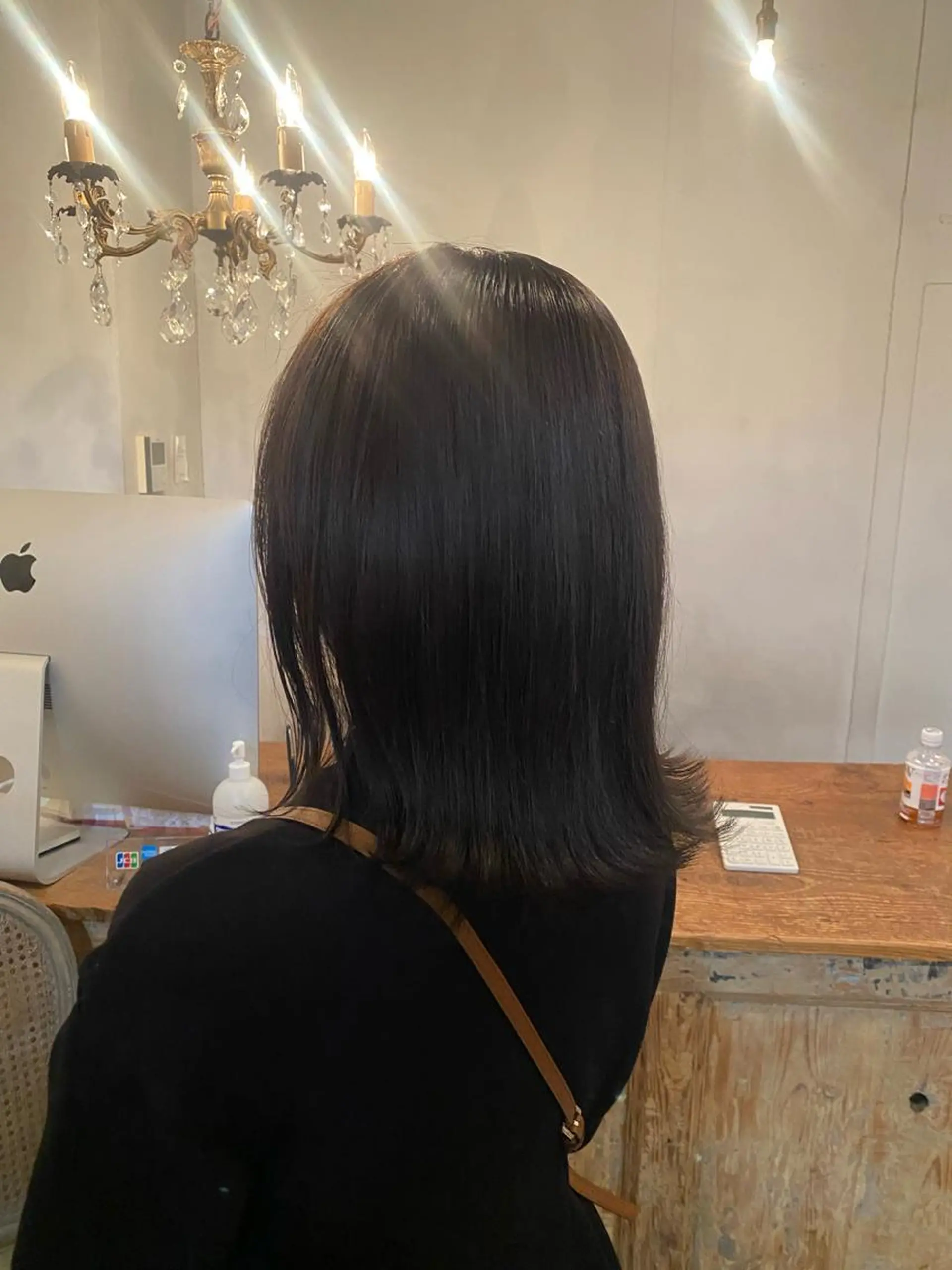 セミロング カラー グレージュ レイヤーカット/ ダブルカラーサクライのヘアスタイル