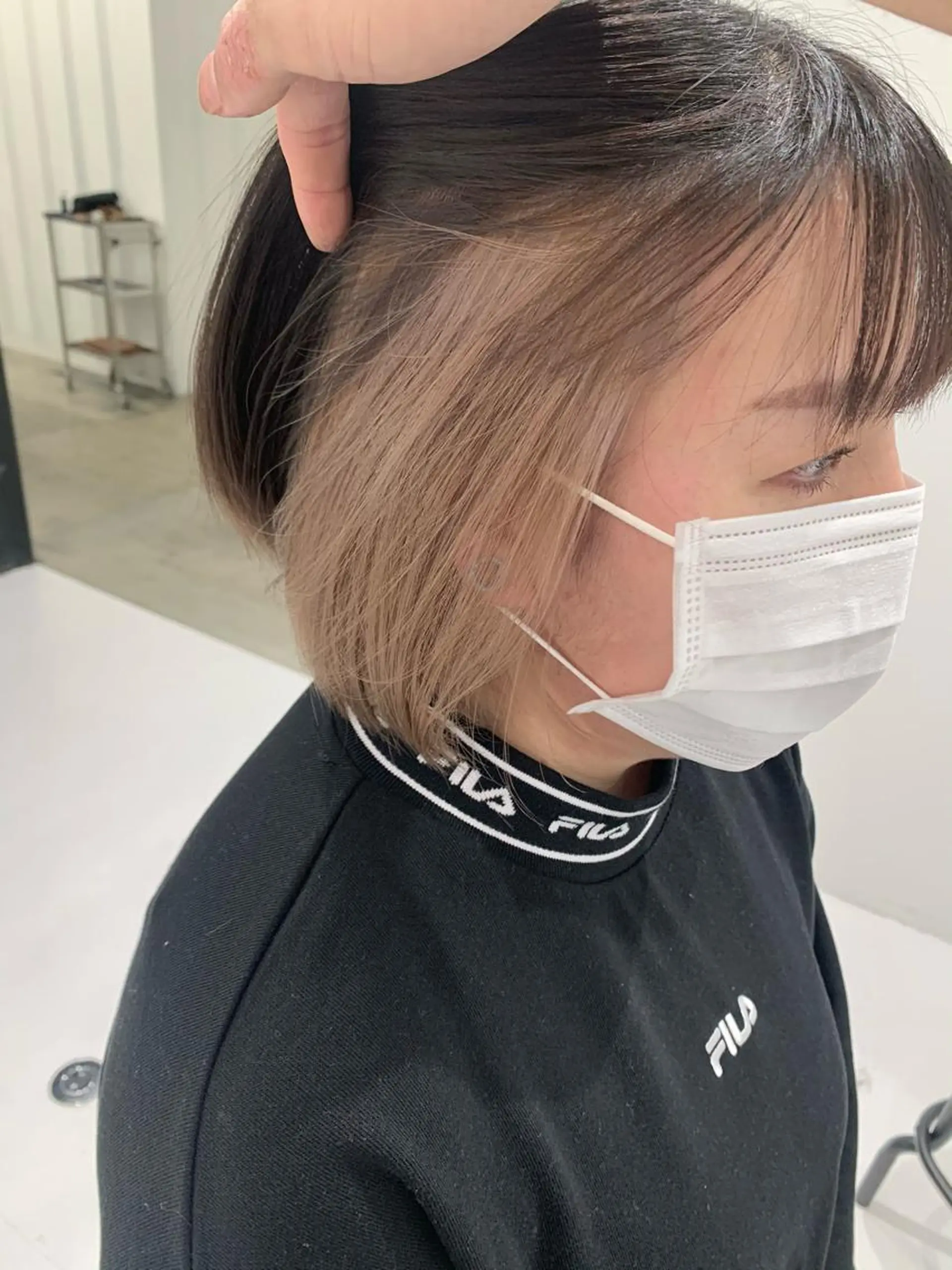 ショート カラー ヘアカラー トリートメント TAKUMI .のヘアスタイル