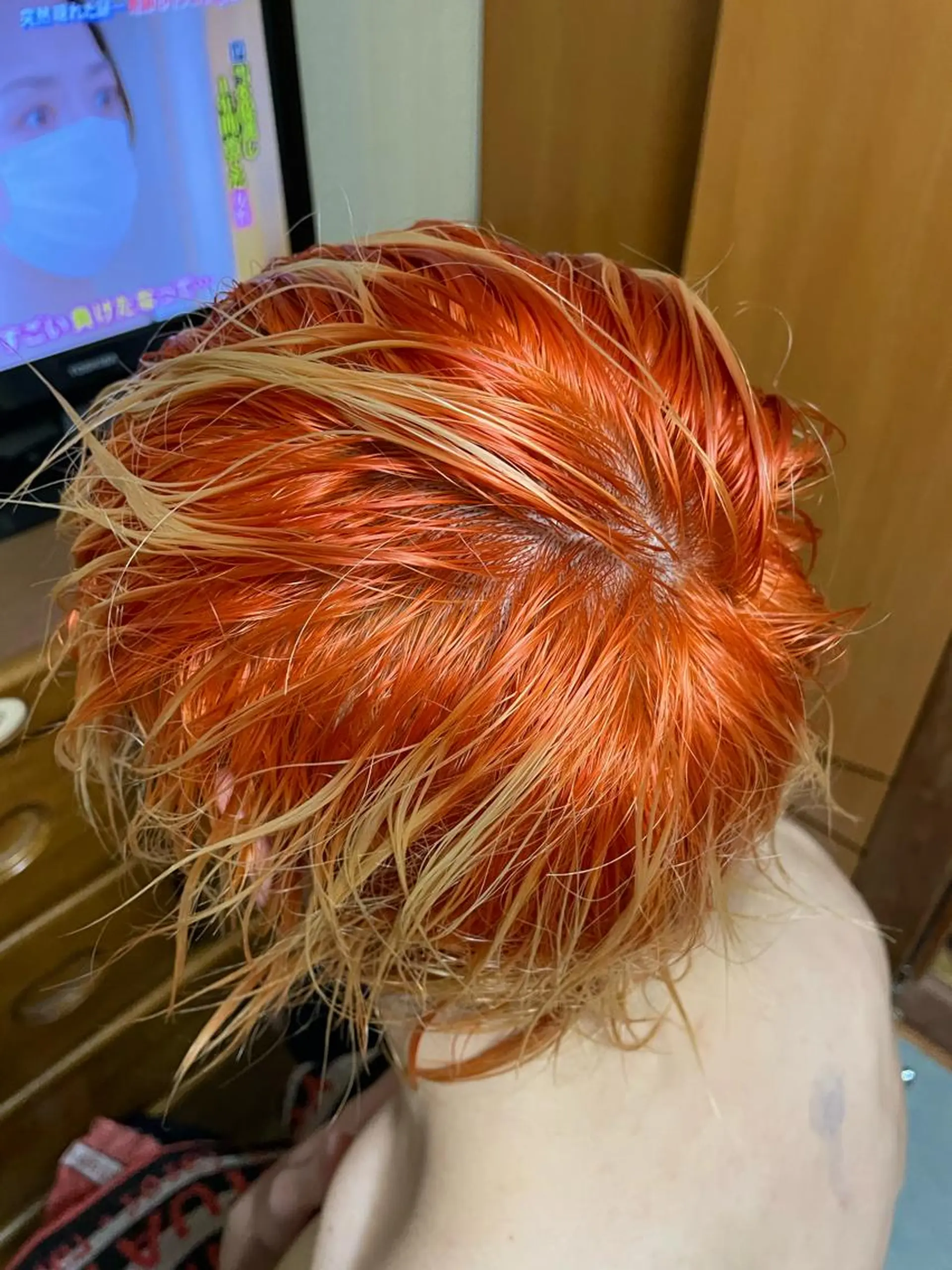 ショート カラー メンズ ヘアカラー トリートメント laff 新宿所属・ボブ/ケアパーマ/ レイヤー/縮毛矯正のヘアスタイル