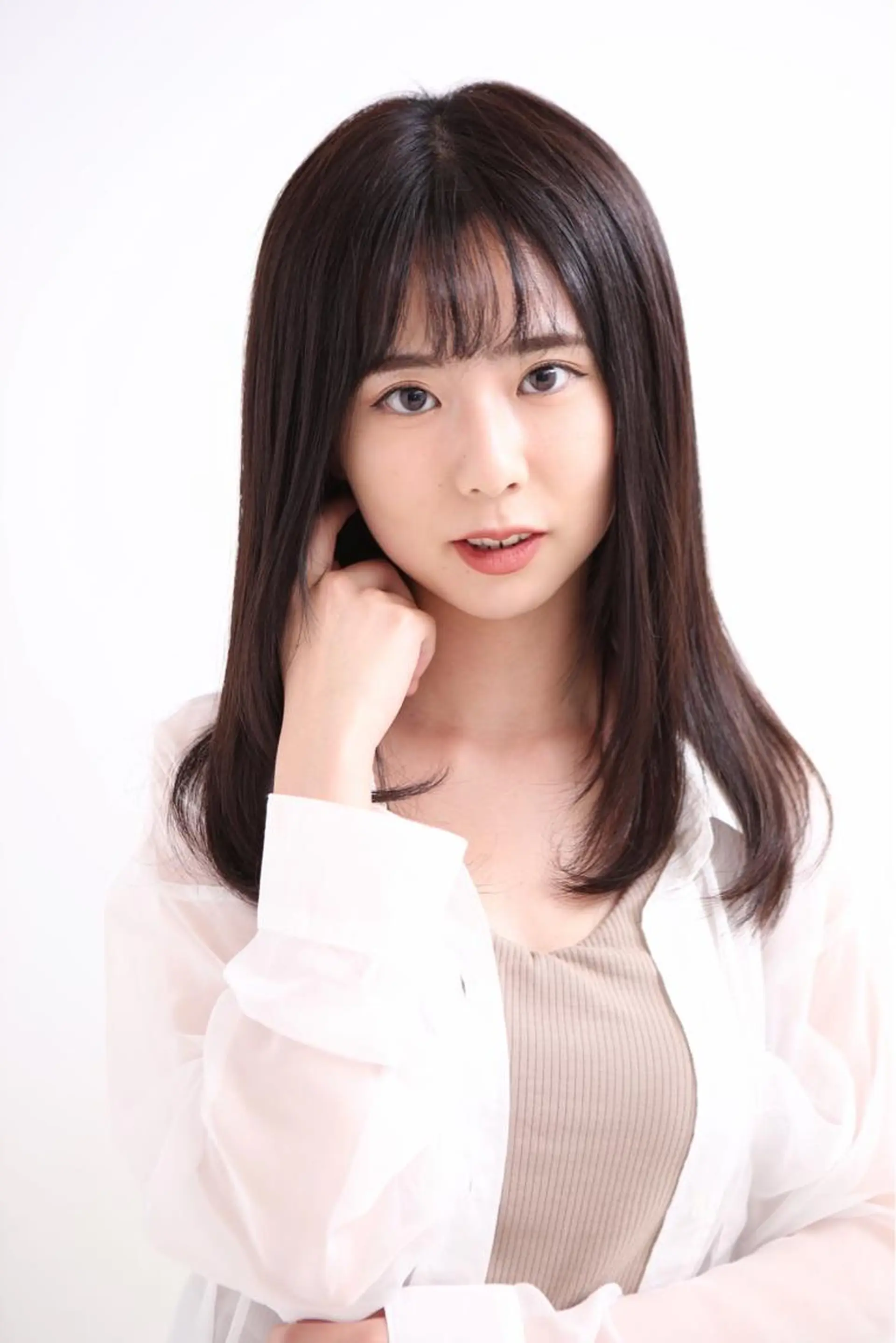 セミロング 縮毛矯正 冨田 義智のヘアスタイル