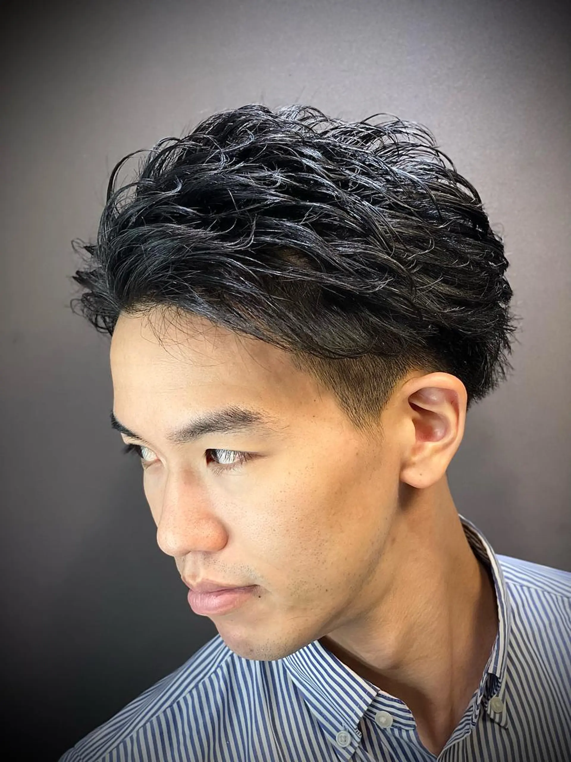 ショート パーマ 浅見 天翔のヘアスタイル