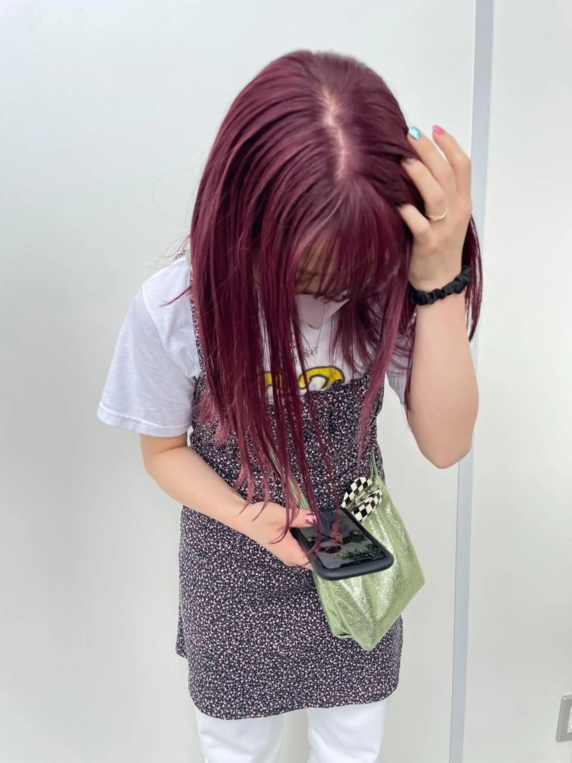 セミロング カラー 心斎橋/ブリーチ minamiのヘアスタイル