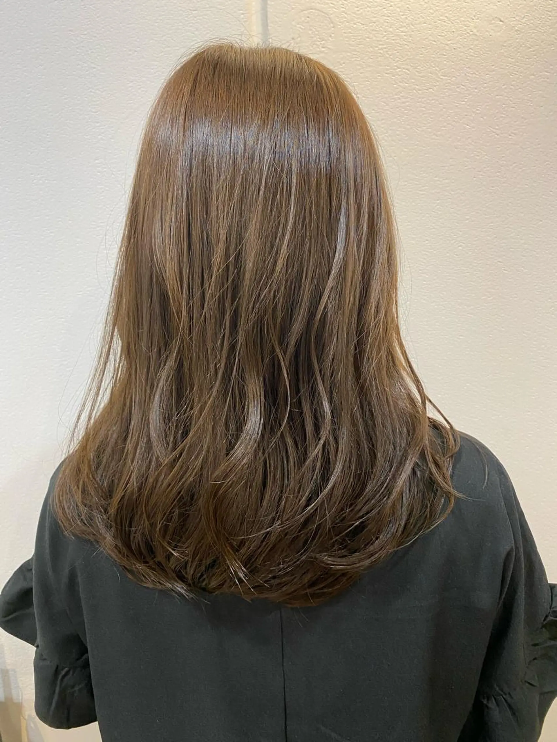 ミディアム 縮毛矯正 トリートメント 髪質改善/森ノ宮/ 美容室/店長杉山慶尚のヘアスタイル