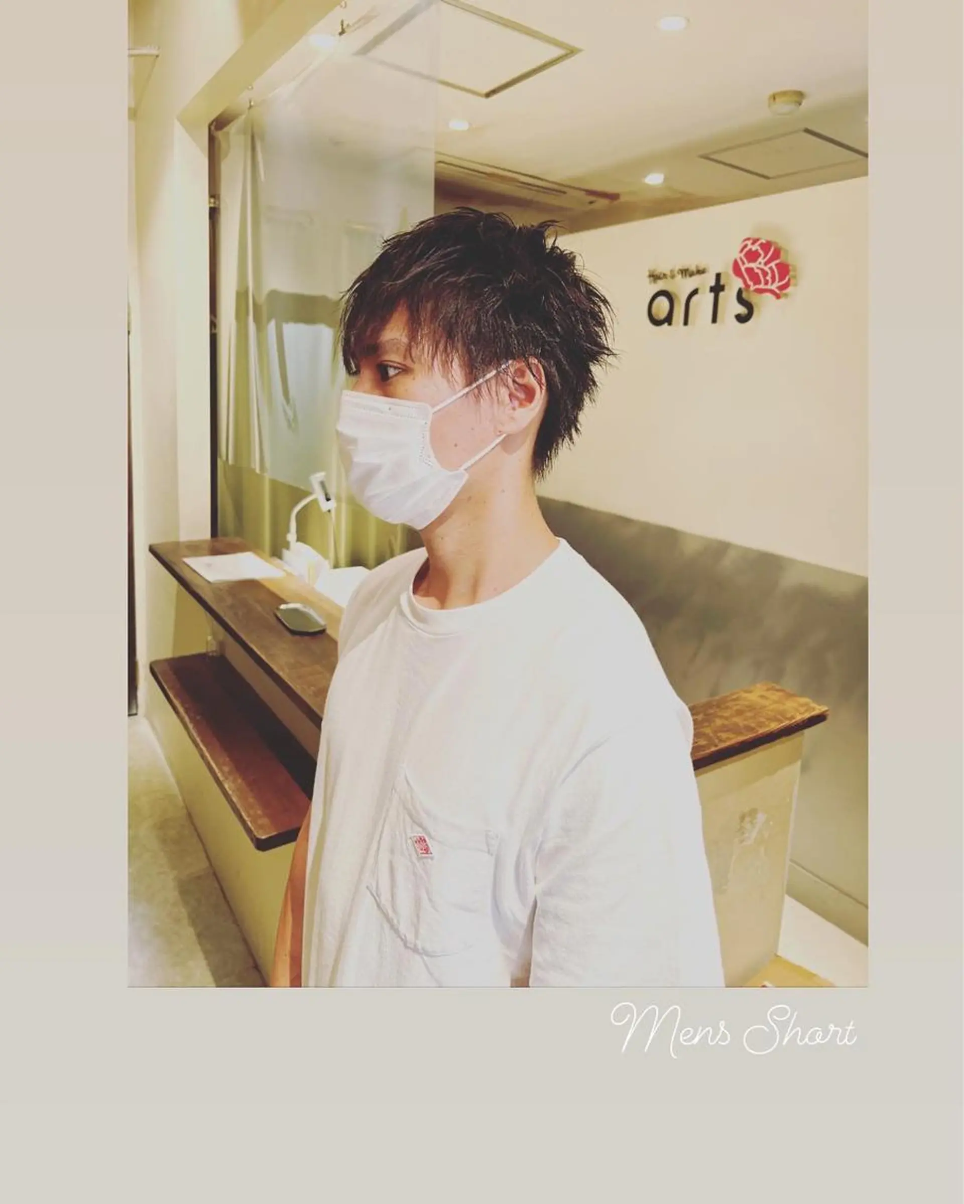 ショート メンズ ハイライト/インナー /ブリーチ/レイヤーのヘアスタイル