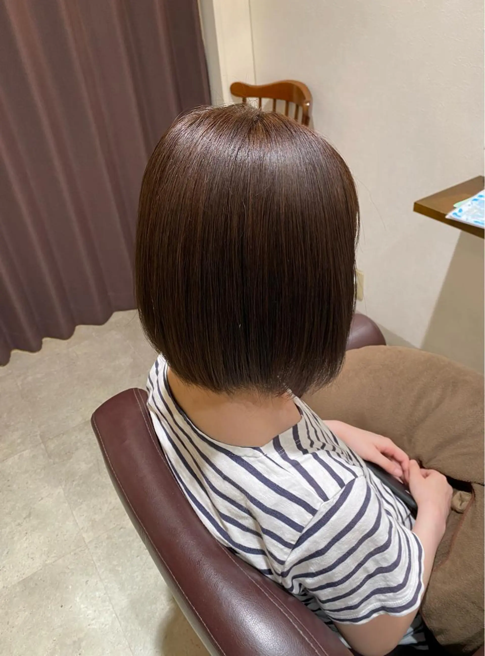 ミディアム カラー 樋口 優奈のヘアスタイル