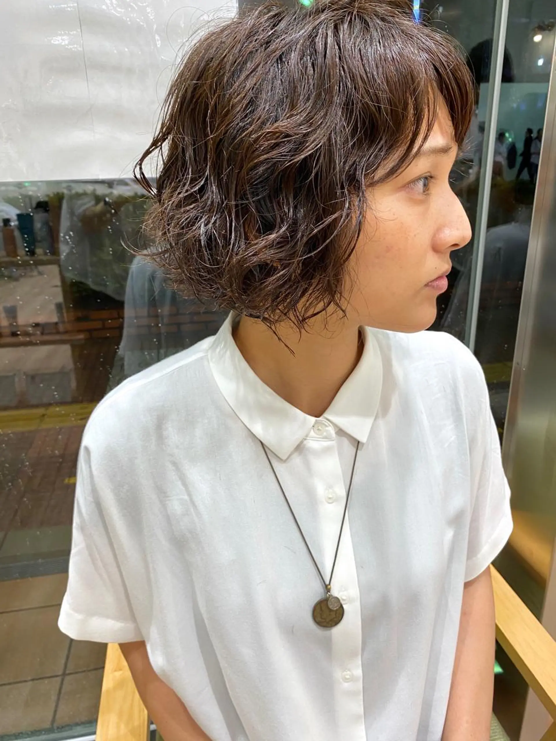 ミディアム パーマ ayaka #パーマ#アレンジのヘアスタイル