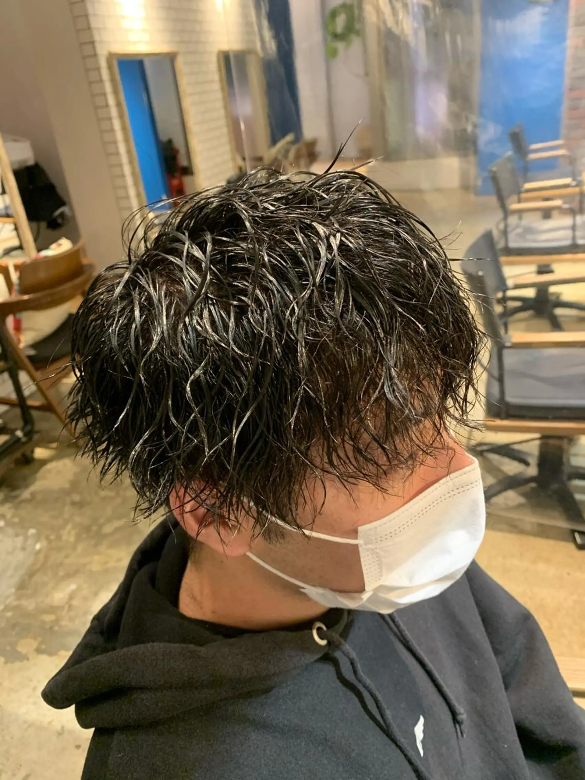 パーマ メンズ カット パーマ 吉沢遣人/レイヤー 艶カラー/パーマのヘアスタイル