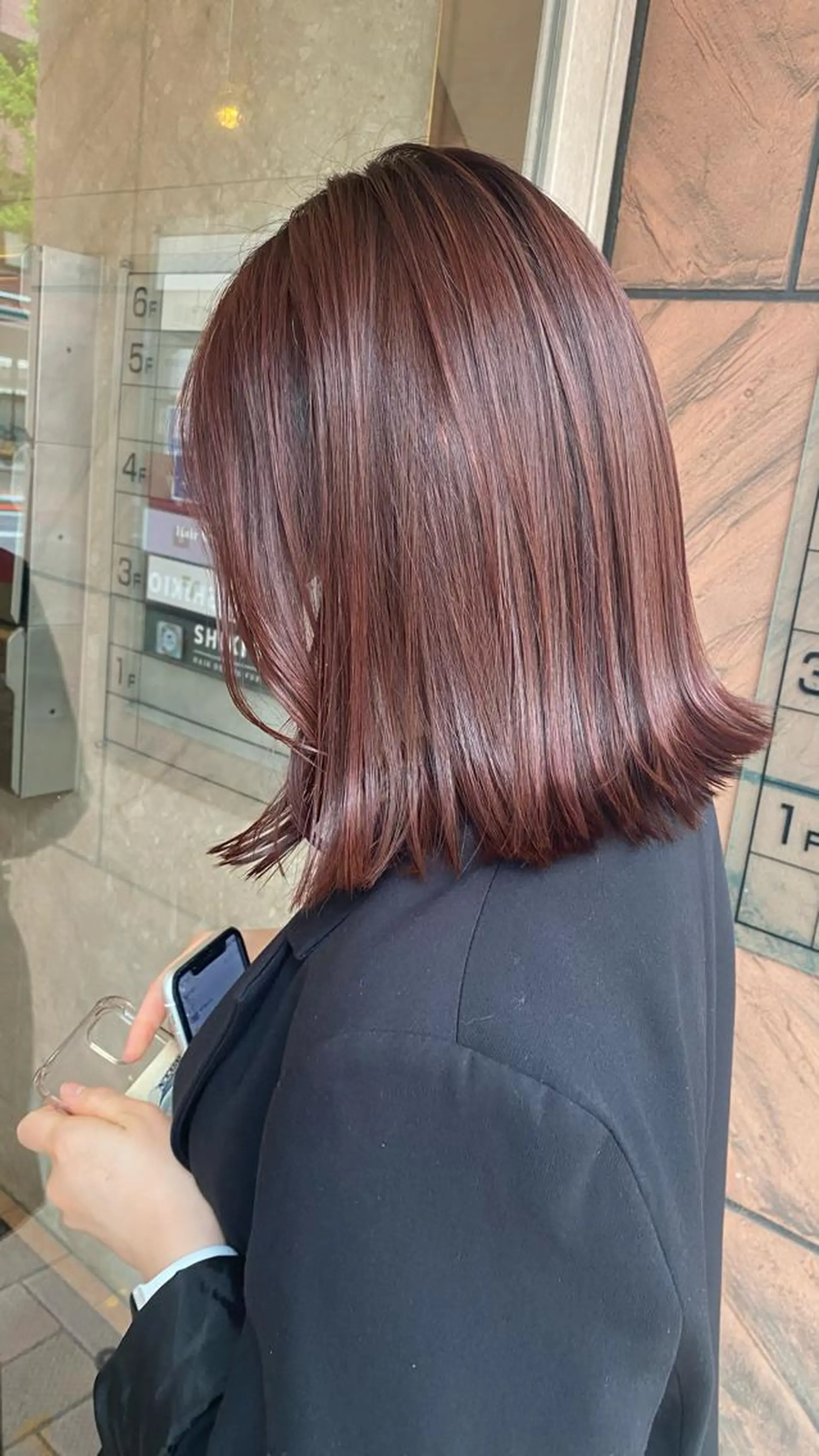 ミディアム カラー RURI韓国ボブ 🇰🇷タッセルボブのヘアスタイル