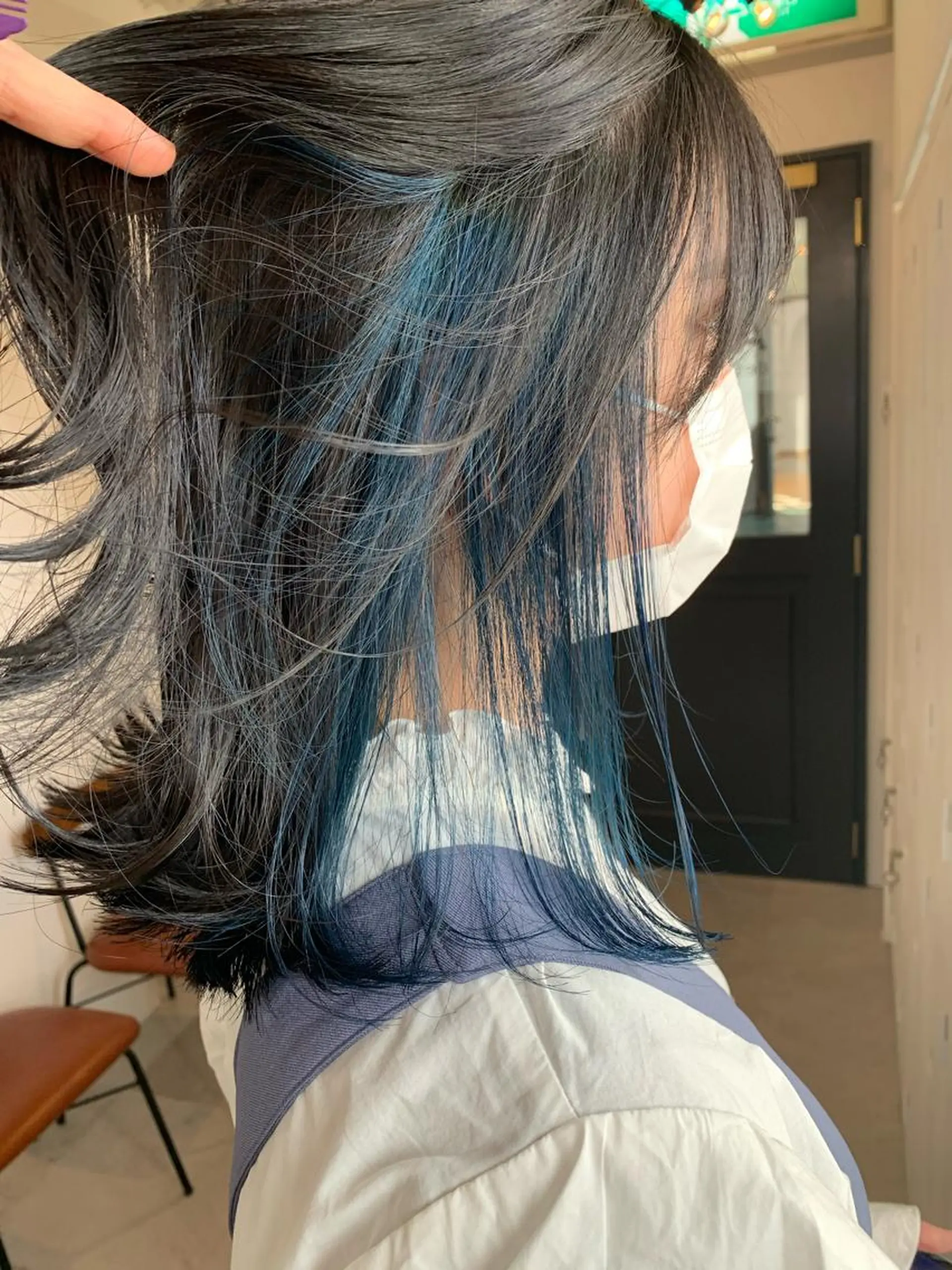 ミディアム FRAME+spa&hair roomなんば駅前店所属・🌸MAYU🌸 ハイトーン➕レイヤーのヘアスタイル