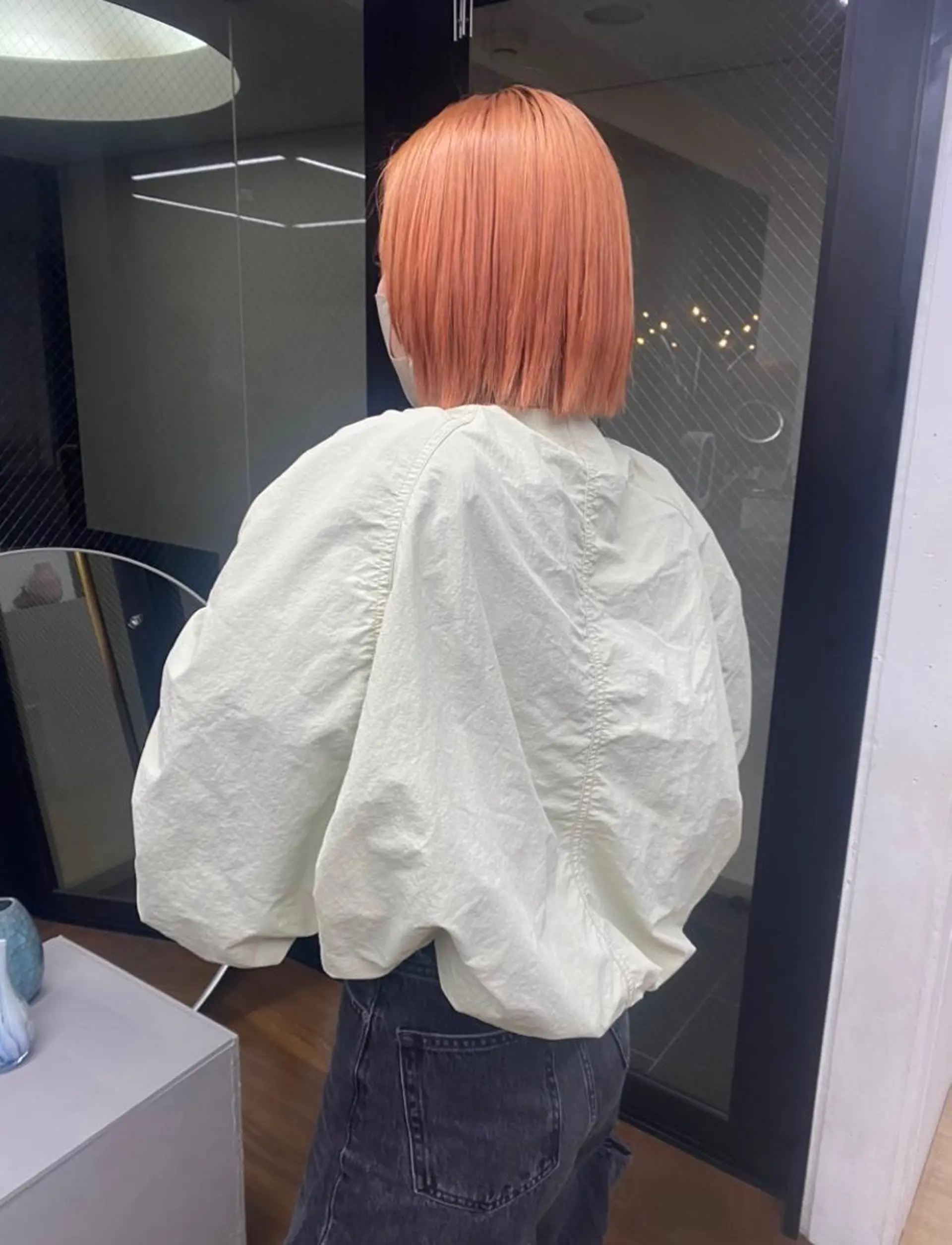 ミディアム 柔らかストレートと ツヤカラー/和田陽向のヘアスタイル