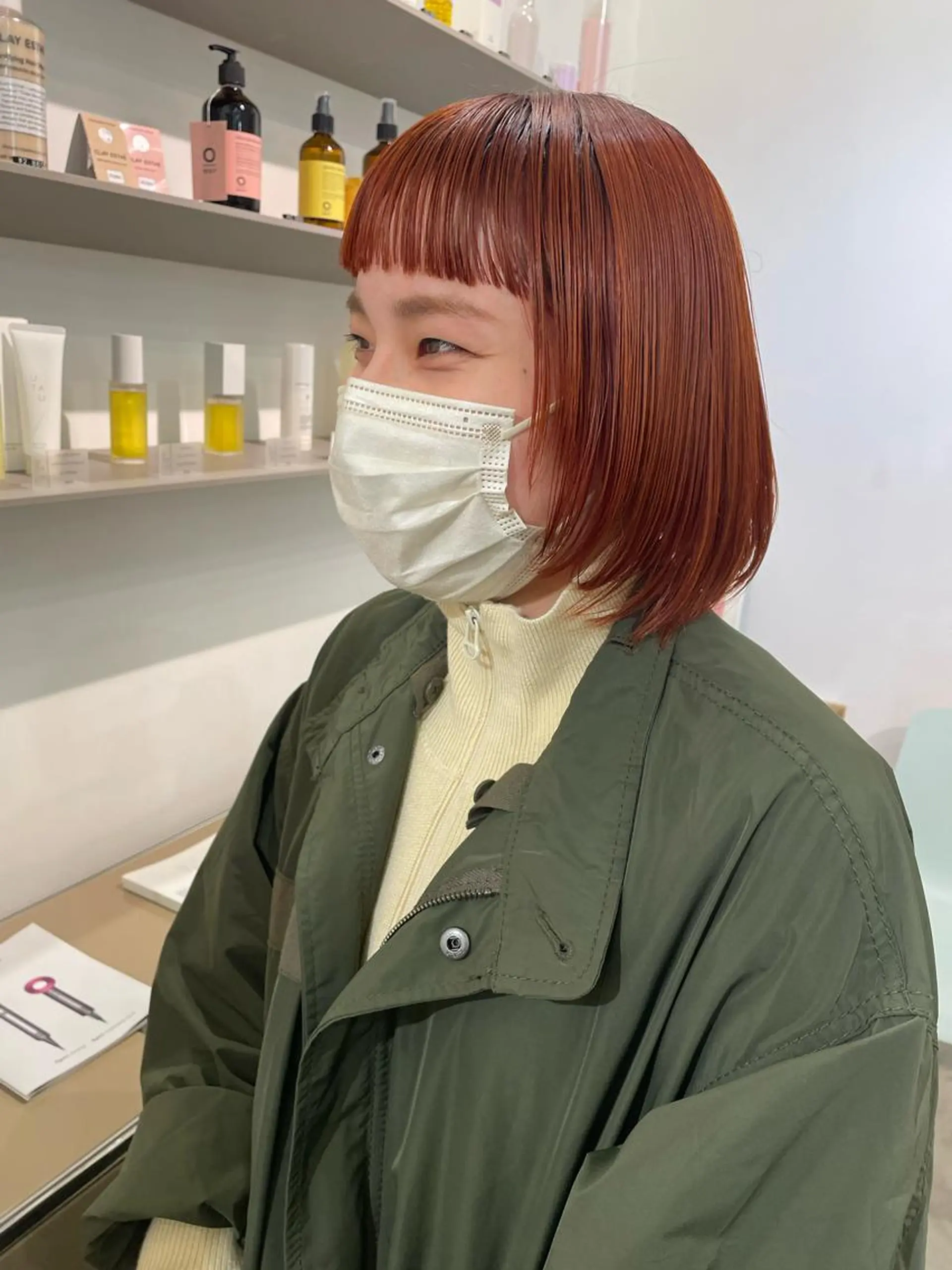 ミディアム ALLYS 渋谷店所属・最高級の艶のある カラーmei🎨のヘアスタイル