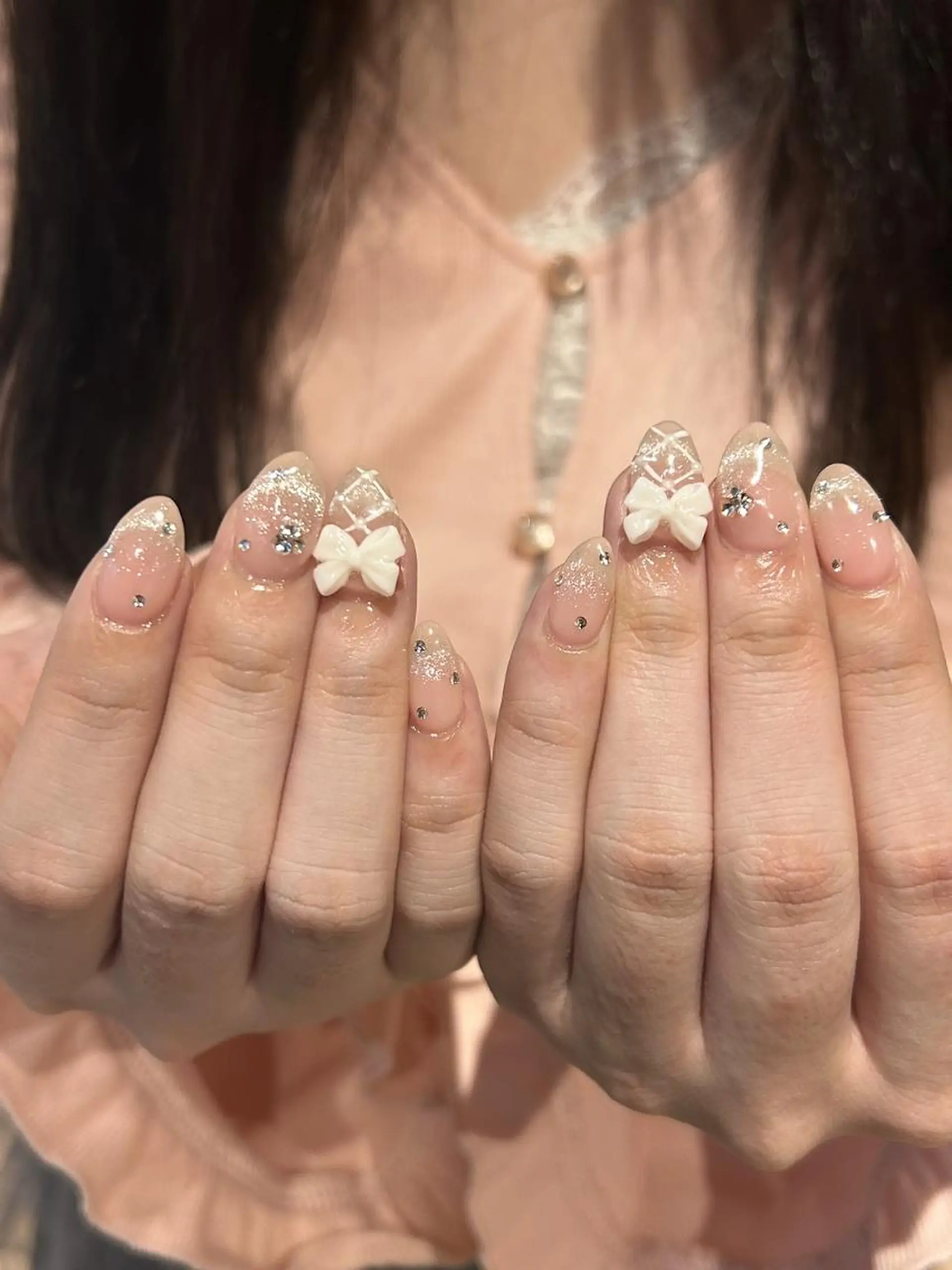 ネイル ワンホンネイル ハンドネイル Bianca名駅店 まおのネイルデザイン