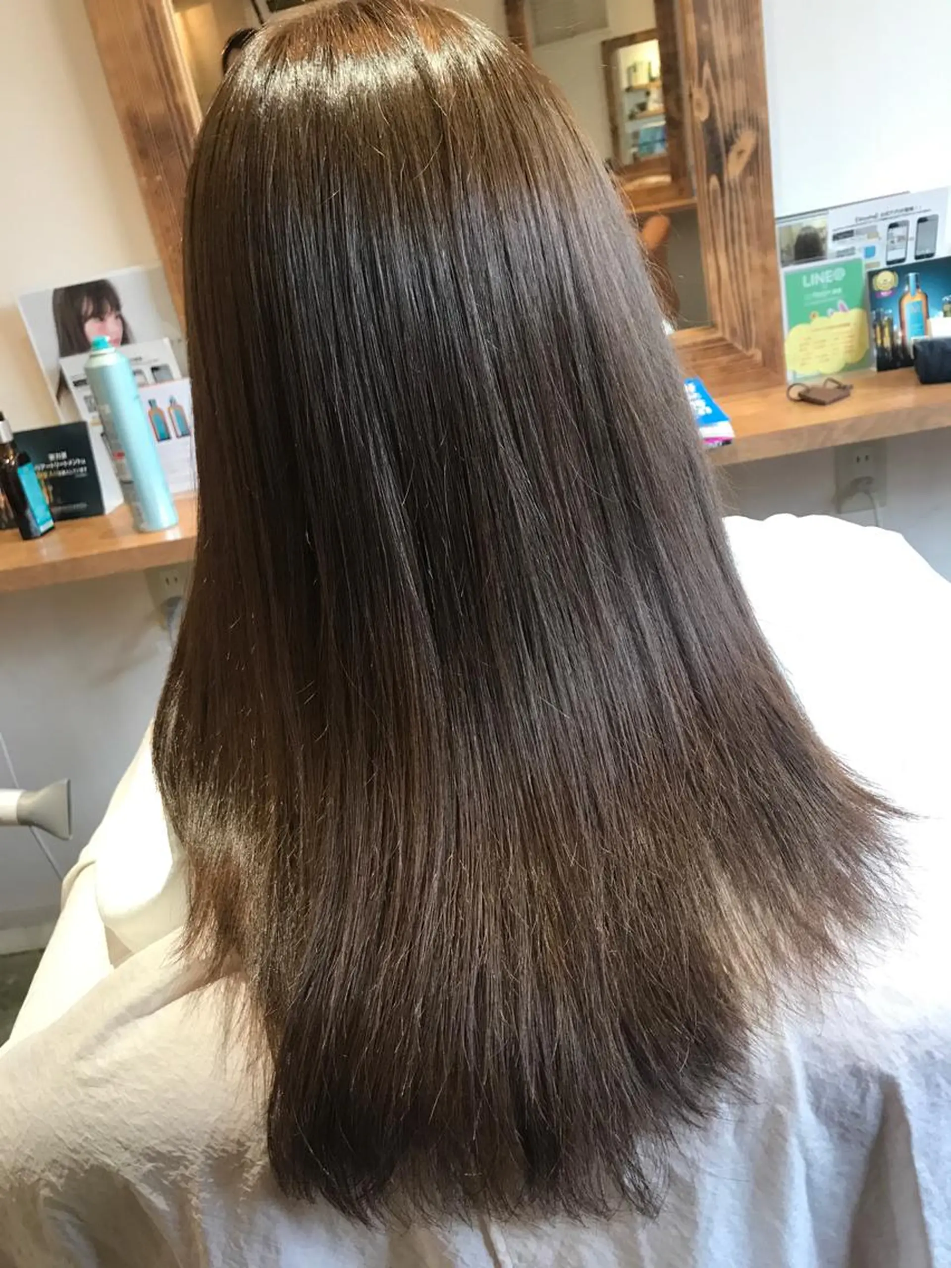 ロング カラー 髪質改善×矯正🫧 韓国ヘアasamiのヘアスタイル