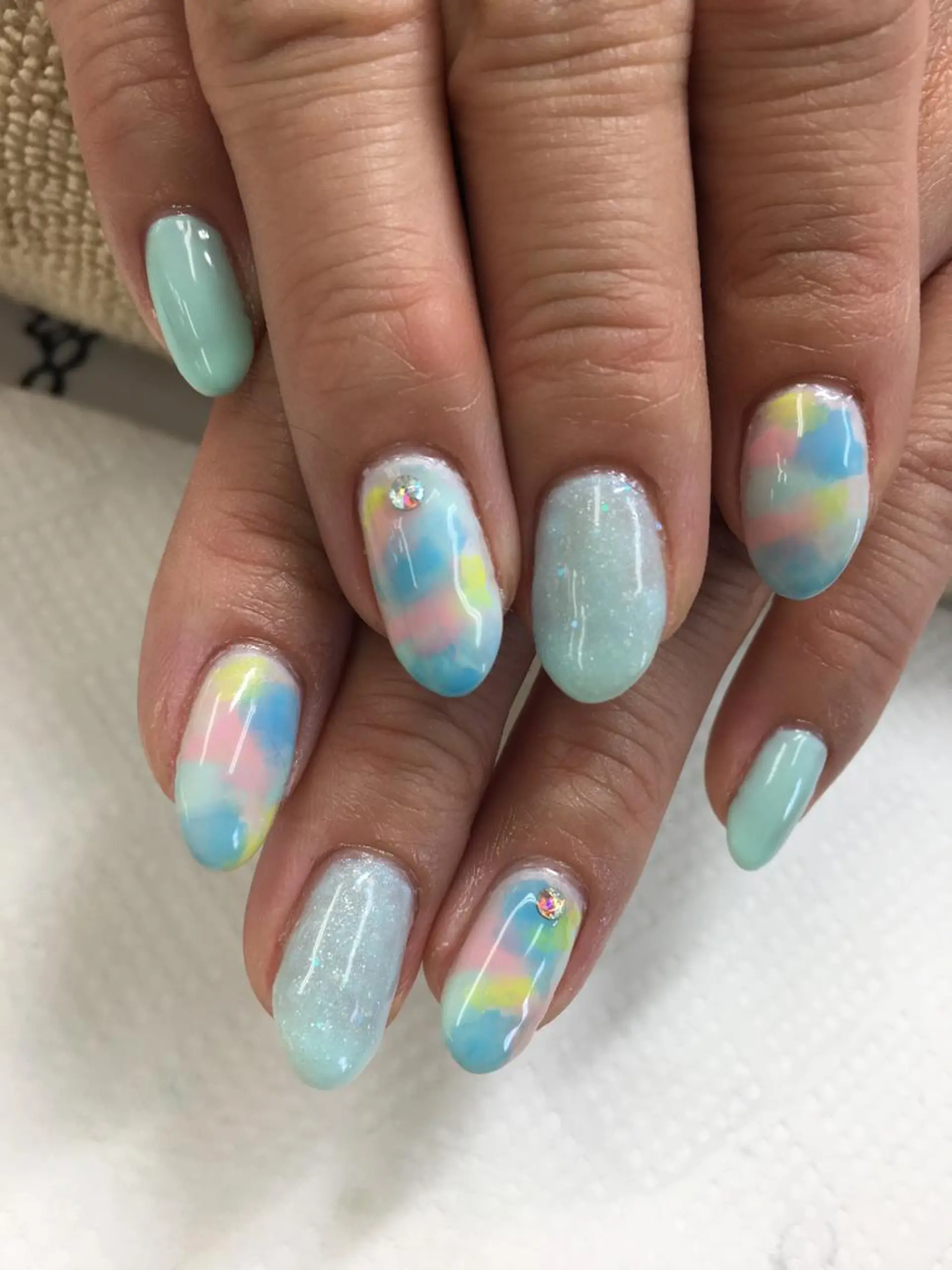 ネイル nail salon＆school felice所属・フェリーチェ瑞江店 新山のネイルデザイン