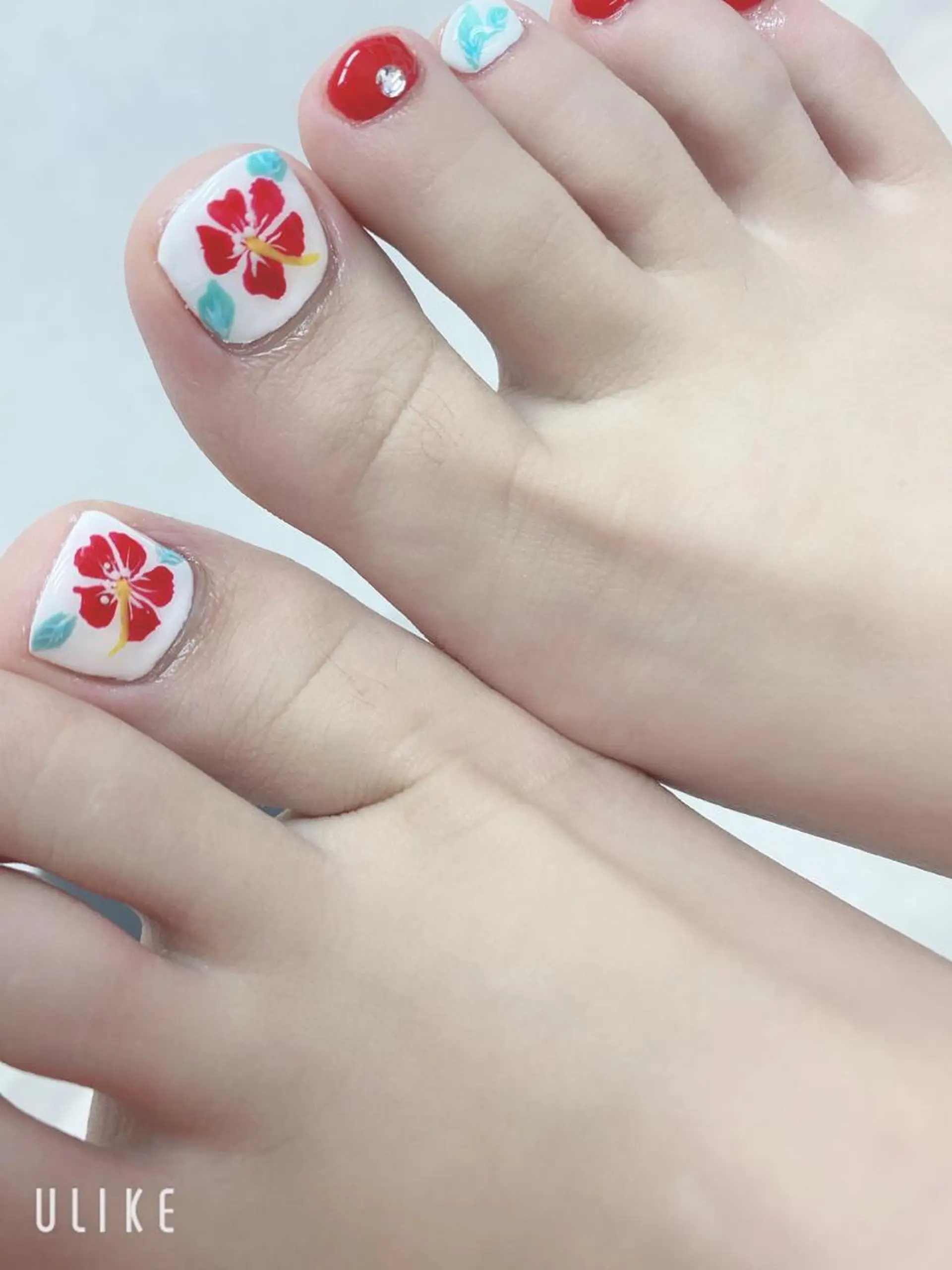 ショート フットネイル JNA認定講師🌸 RIEのネイルデザイン