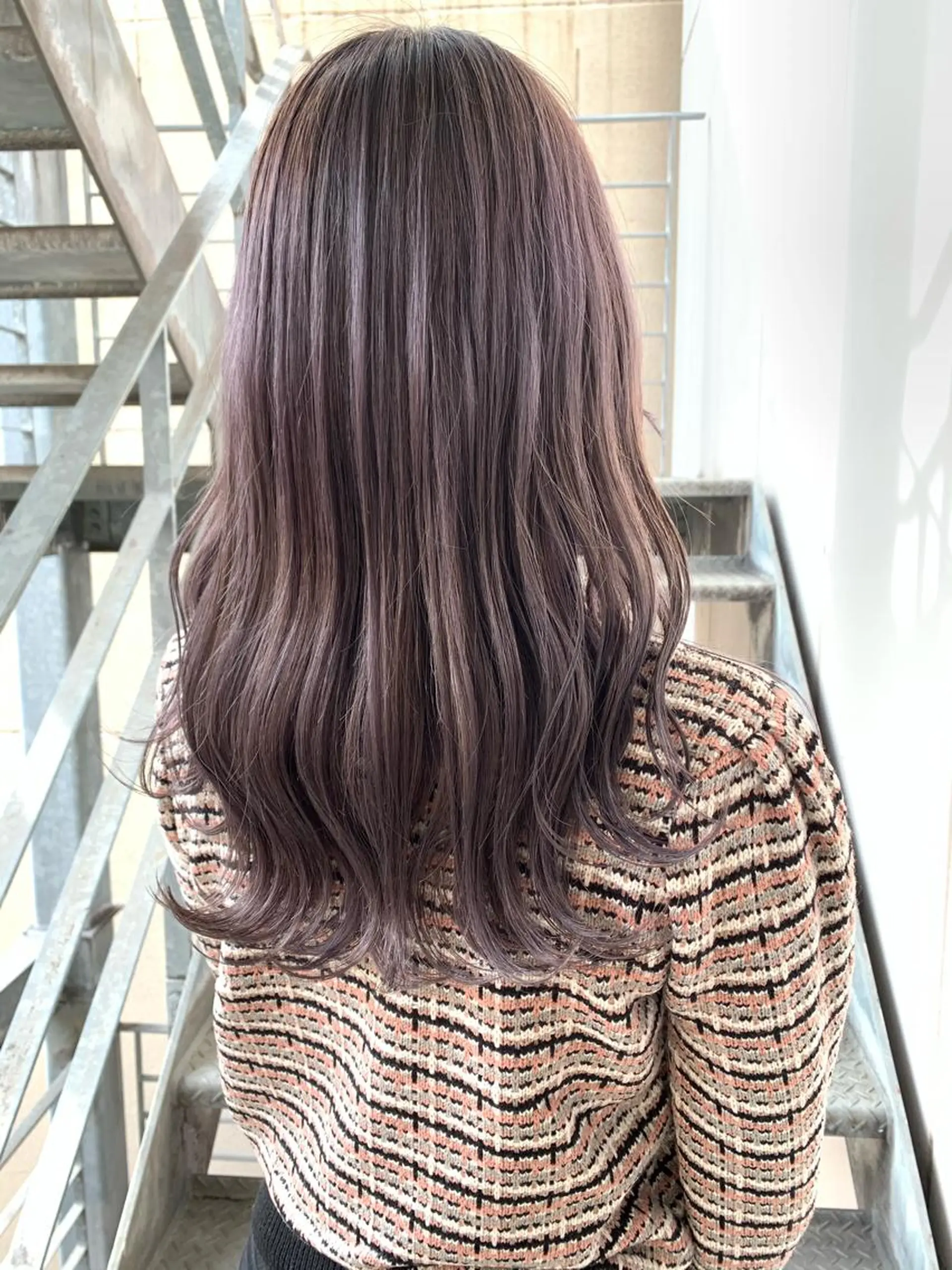 ロング カラー ヘアカラー 髪質改善will hairdesignのヘアスタイル