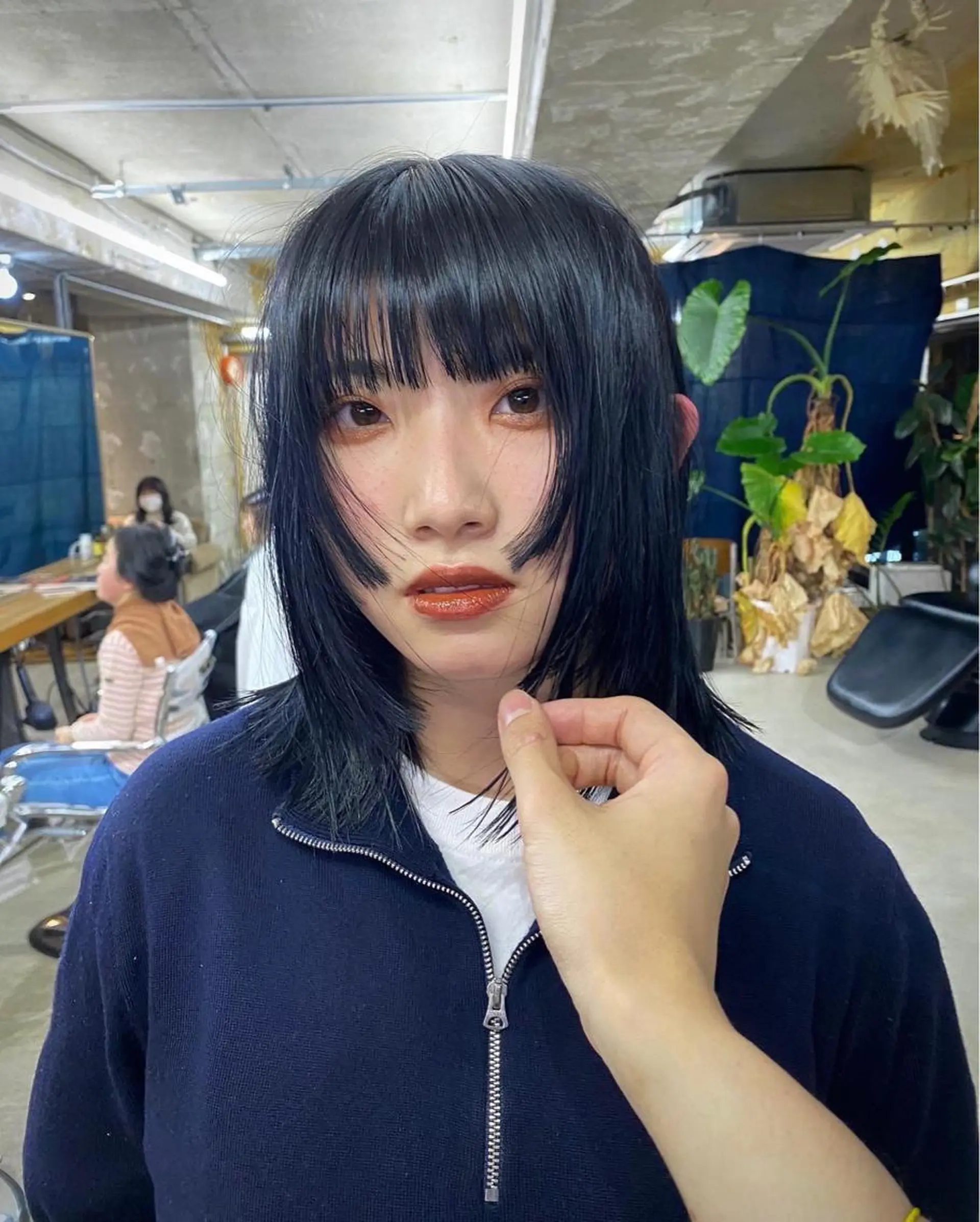 ミディアム レイヤーカット カット ヘアカラー GATTACA所属・KEI gattacaのヘアスタイル