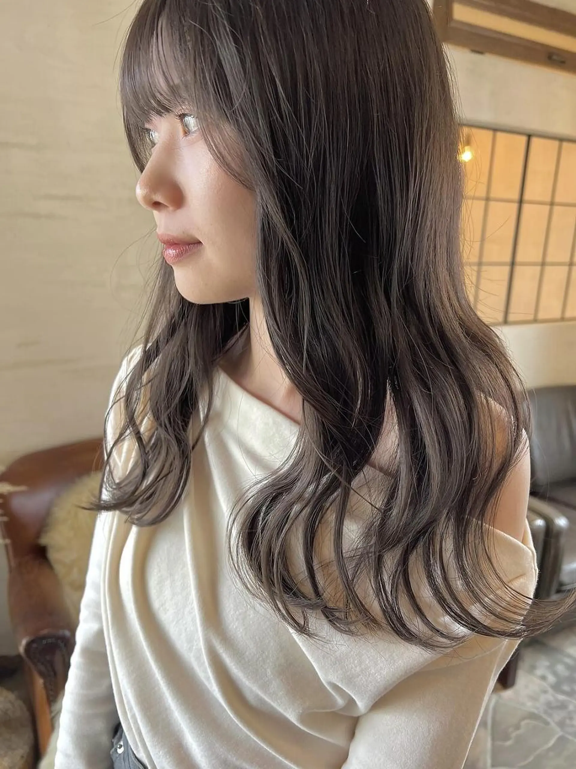 ロング カット ヘアカラー トリートメント 田島 千愛のヘアスタイル