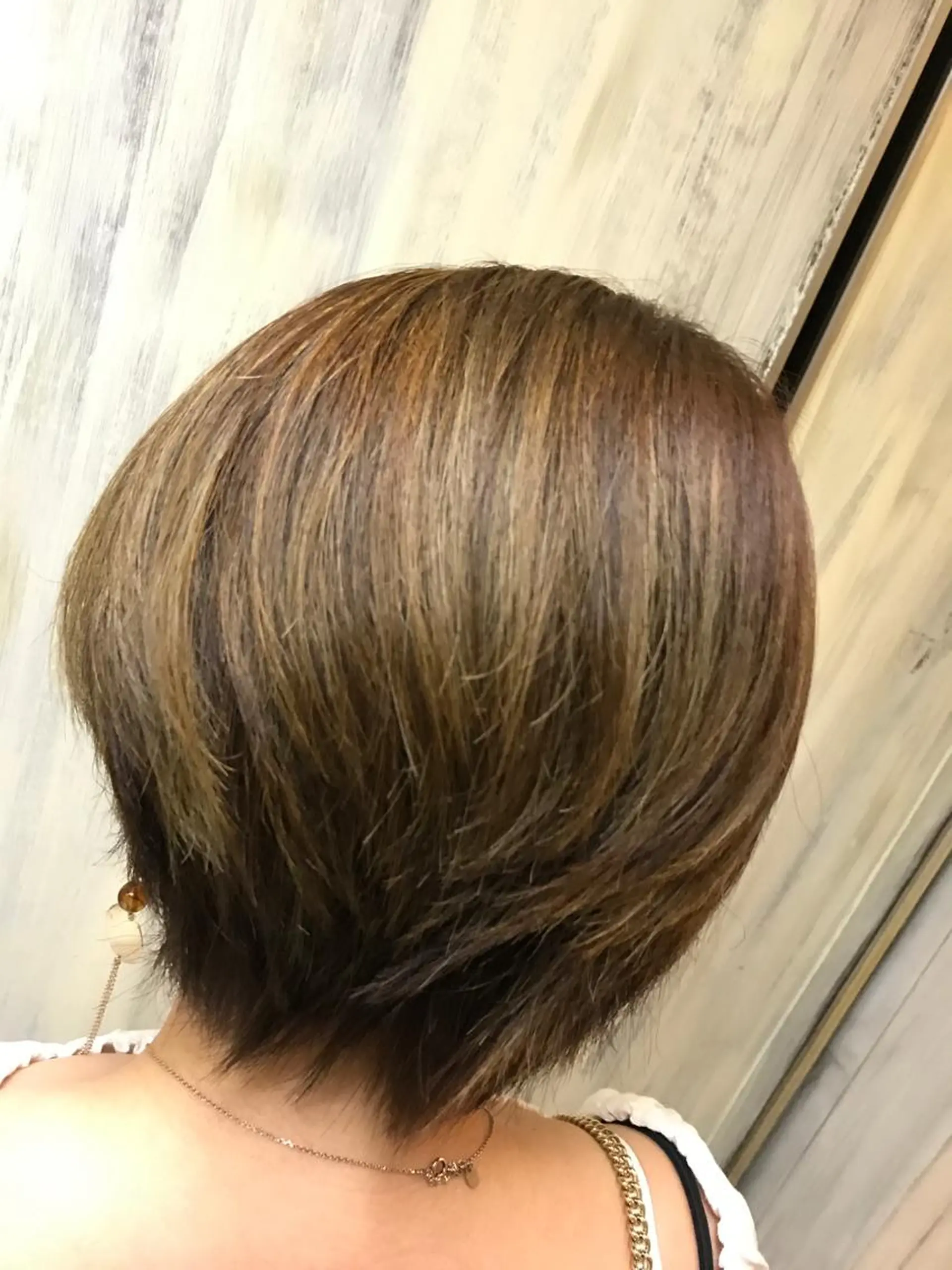 ショート カラー ヘアカラー トリートメント TERRACE 福島所属・shi hoのヘアスタイル