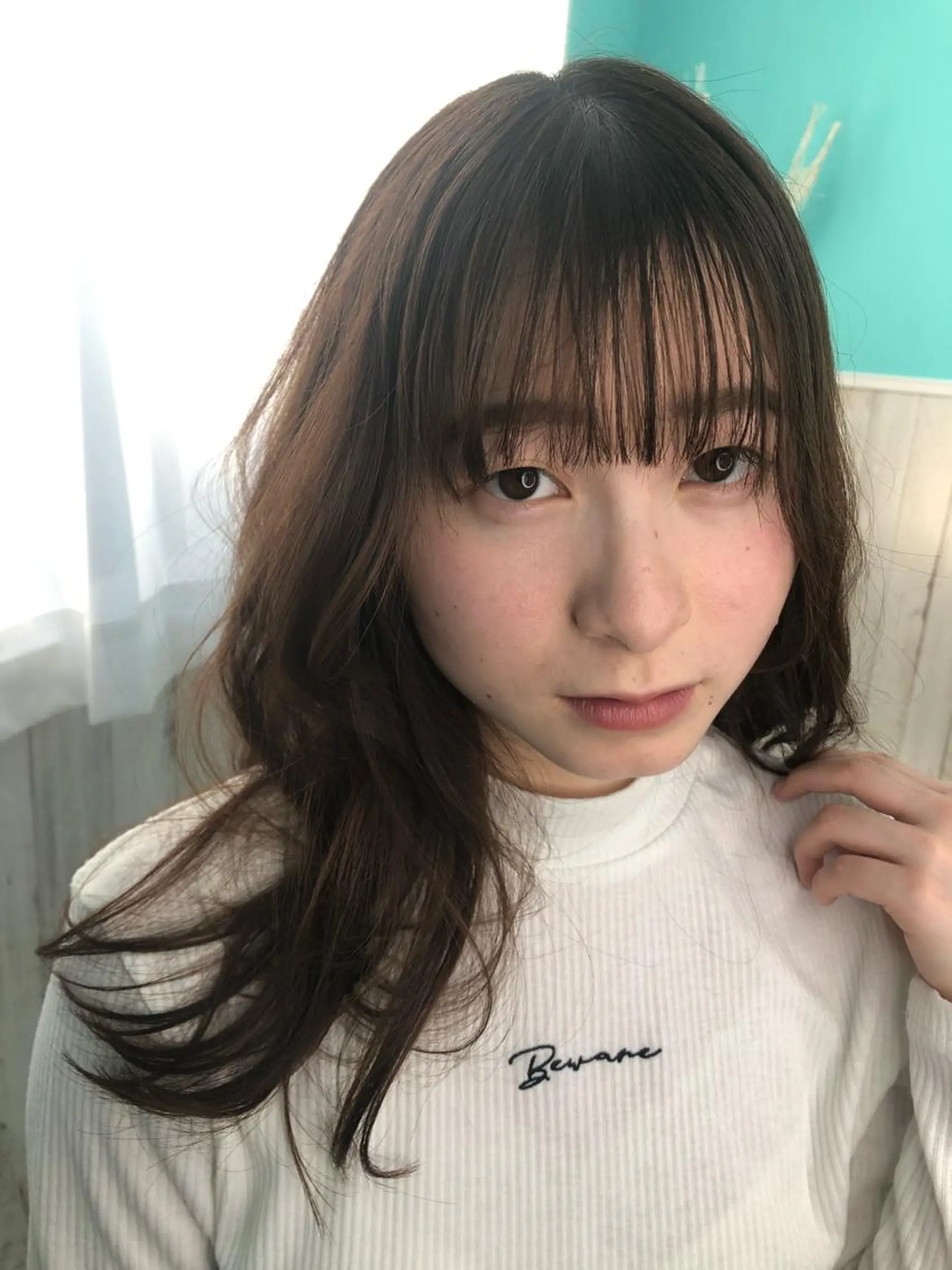 ロング カット ヘアカラー トリートメント 🐆アンドウ チカコ🦓のヘアスタイル