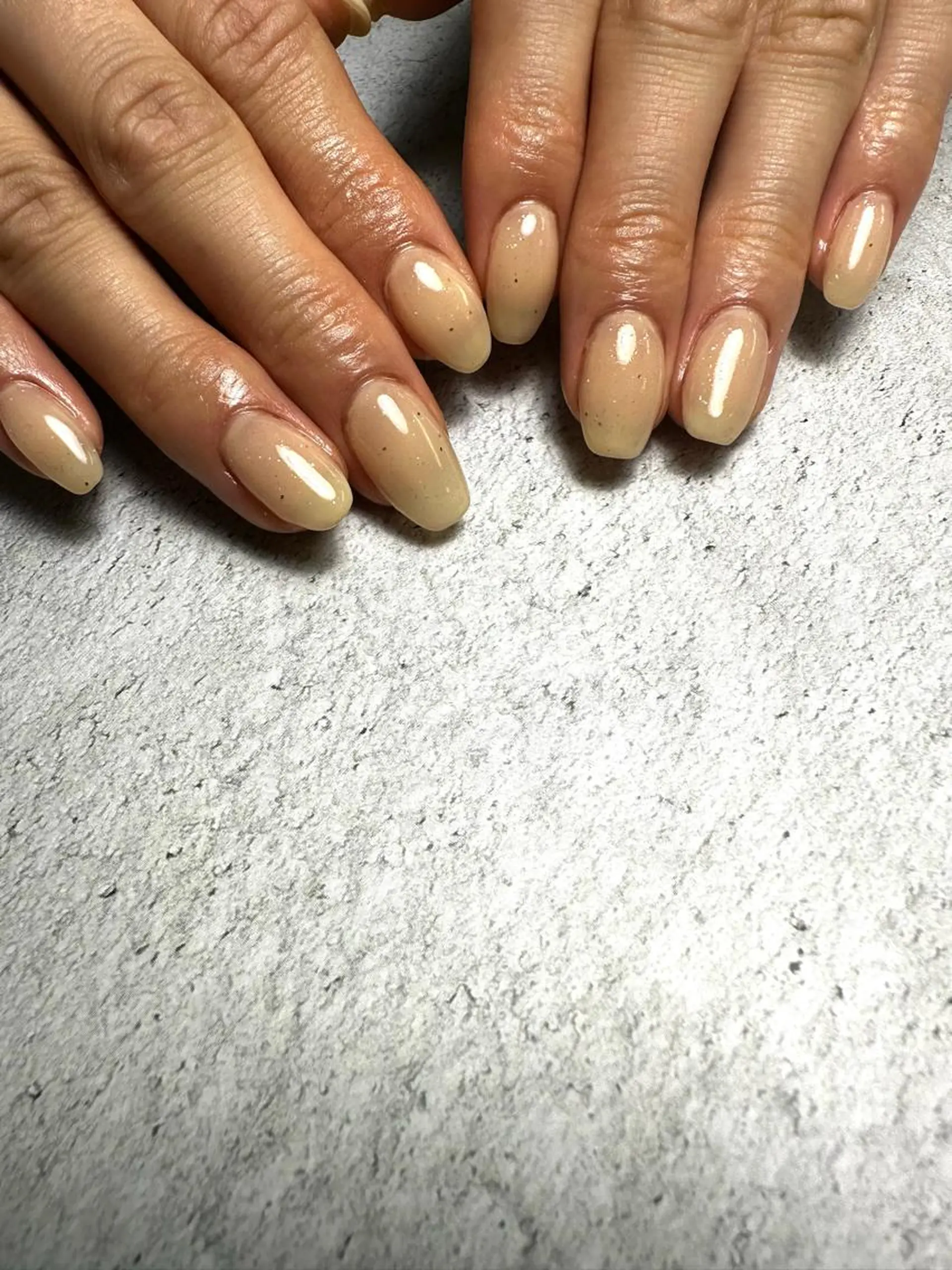 ネイル ラメ(グリッター) ワンカラーネイル ハンドネイル MELLMODE所属・Nakano Kanaのネイルデザイン