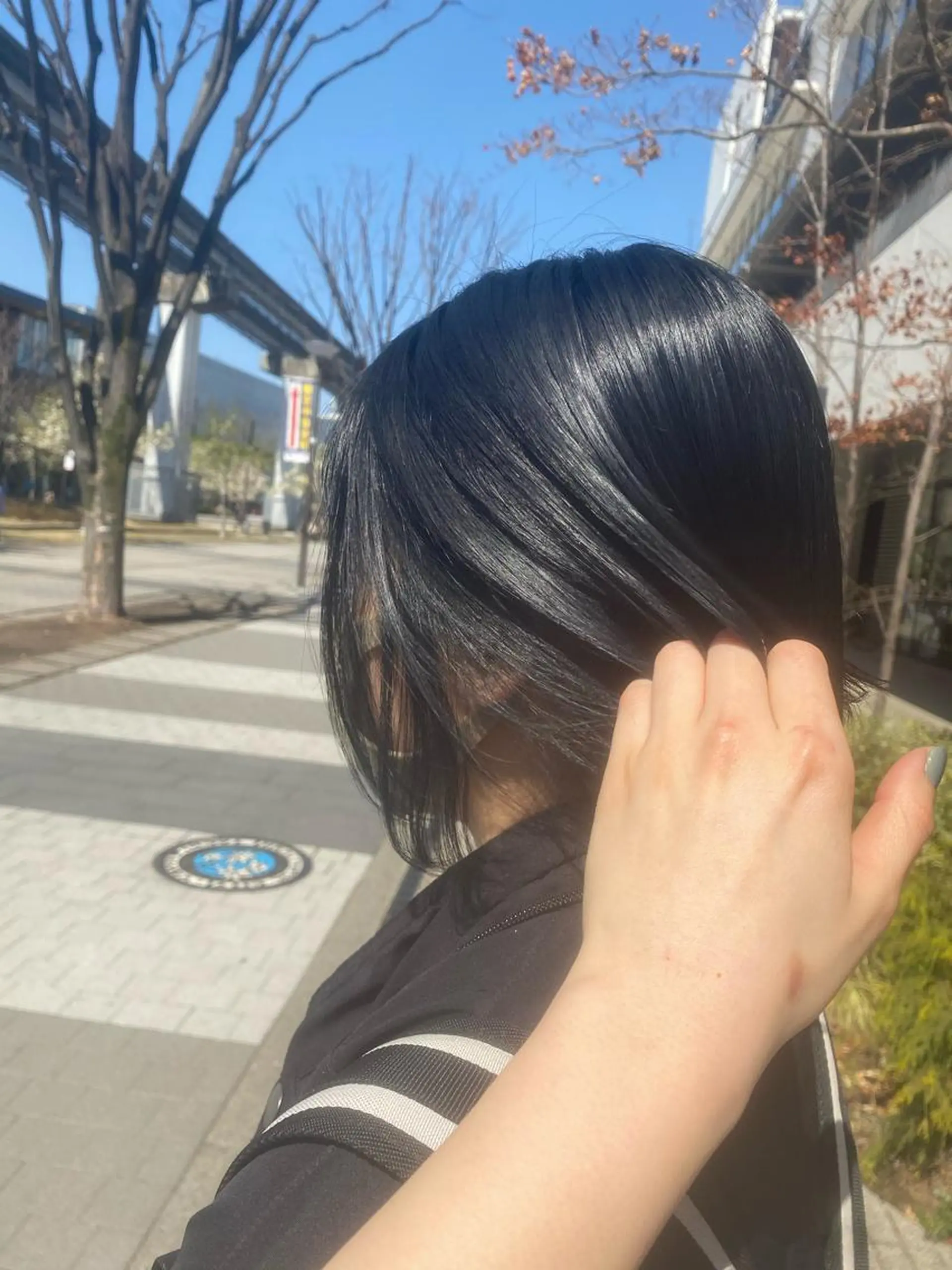 ミディアム カラー 加藤 愛実のヘアスタイル