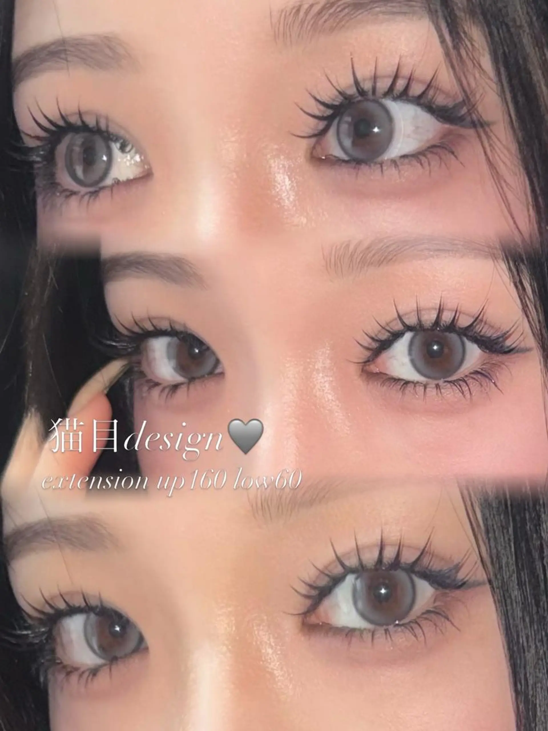 マツエク・マツパ F room UMEDAのマツエク・マツパデザイン