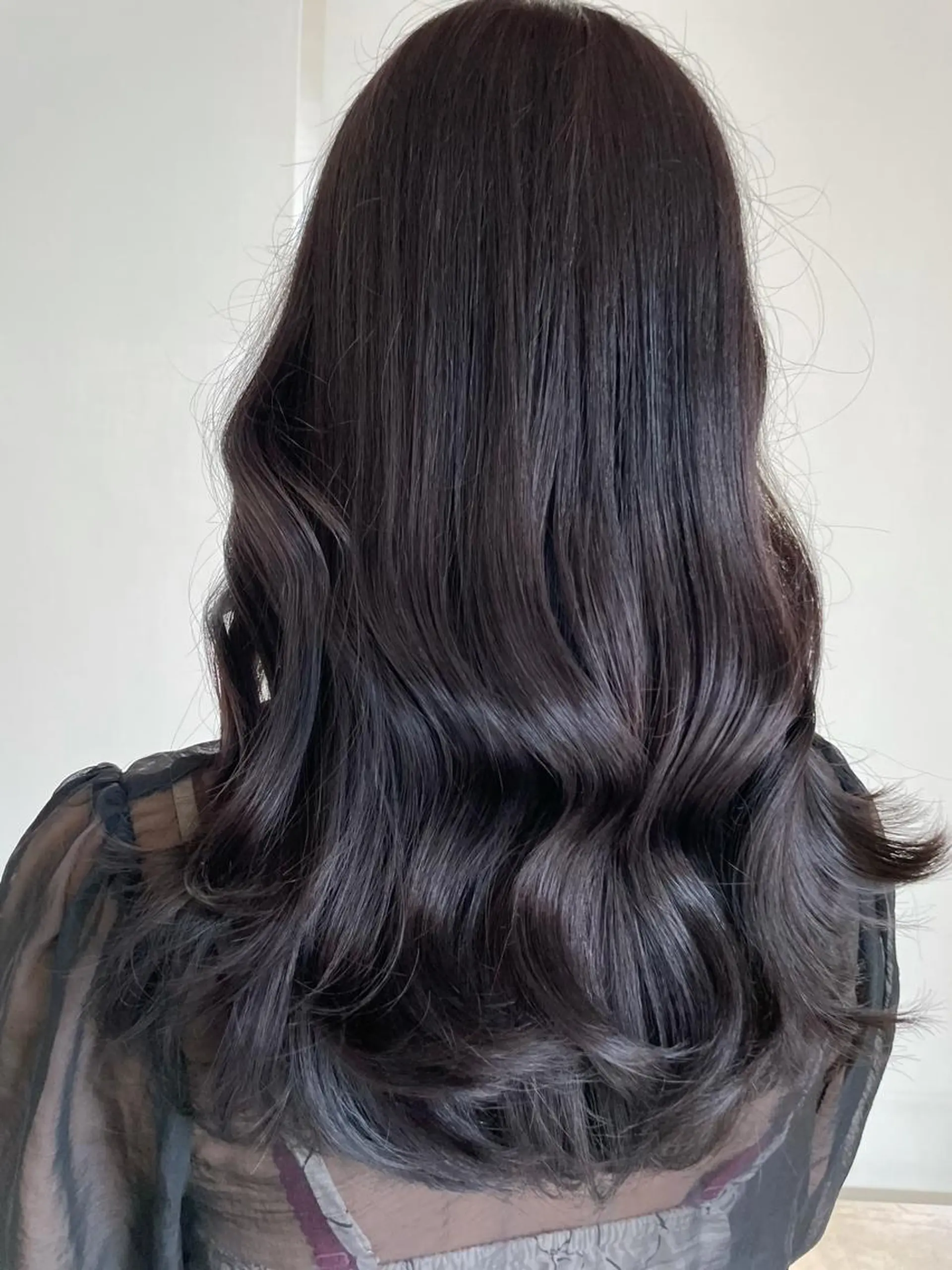 セミロング カラー 本格韓国ヘア🇰🇷 【uni】キューさんのヘアスタイル