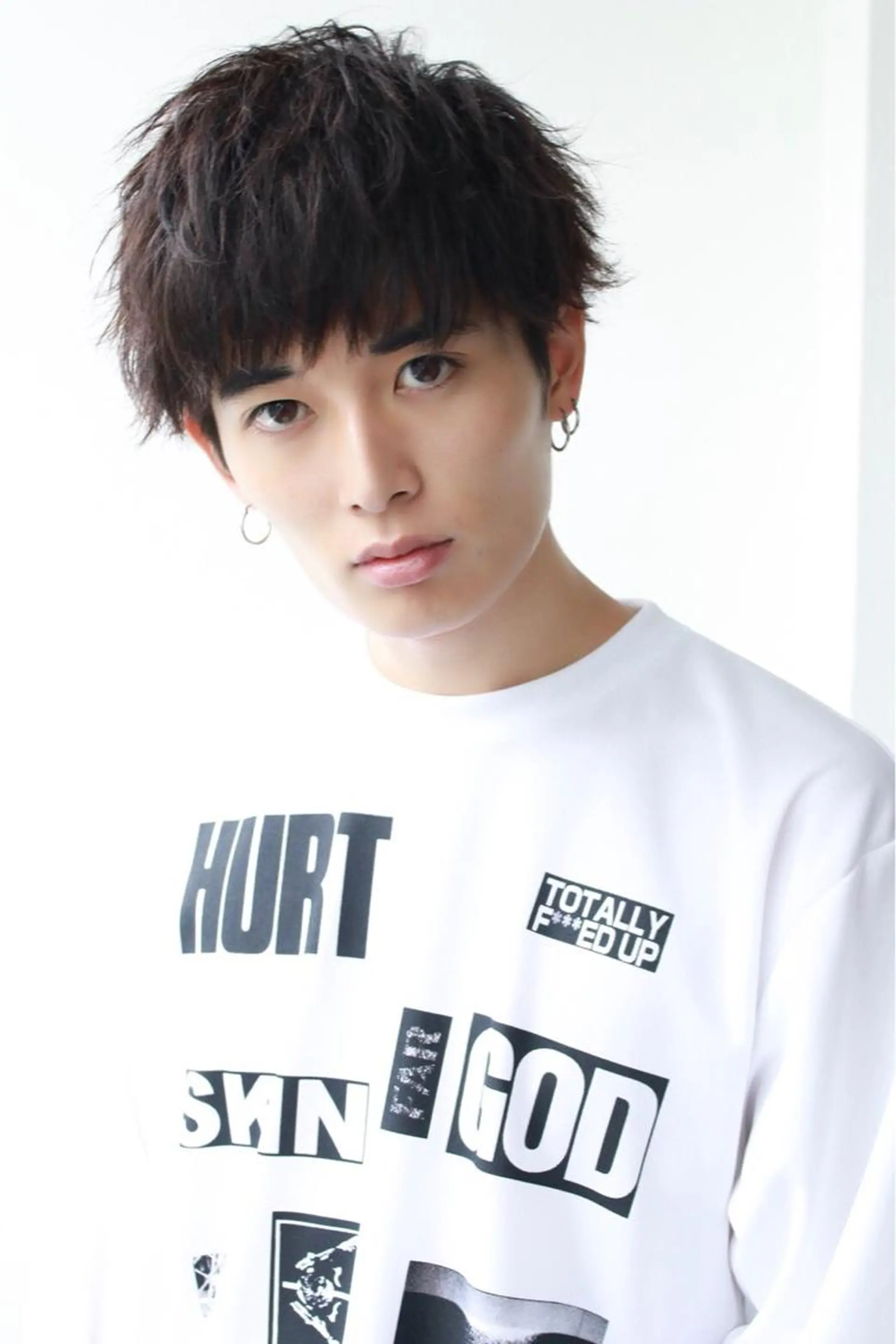 ショート カラー パーマ メンズ マッシュ メンズパーマ 赤み消し🌿 透明感カラー🫧のヘアスタイル