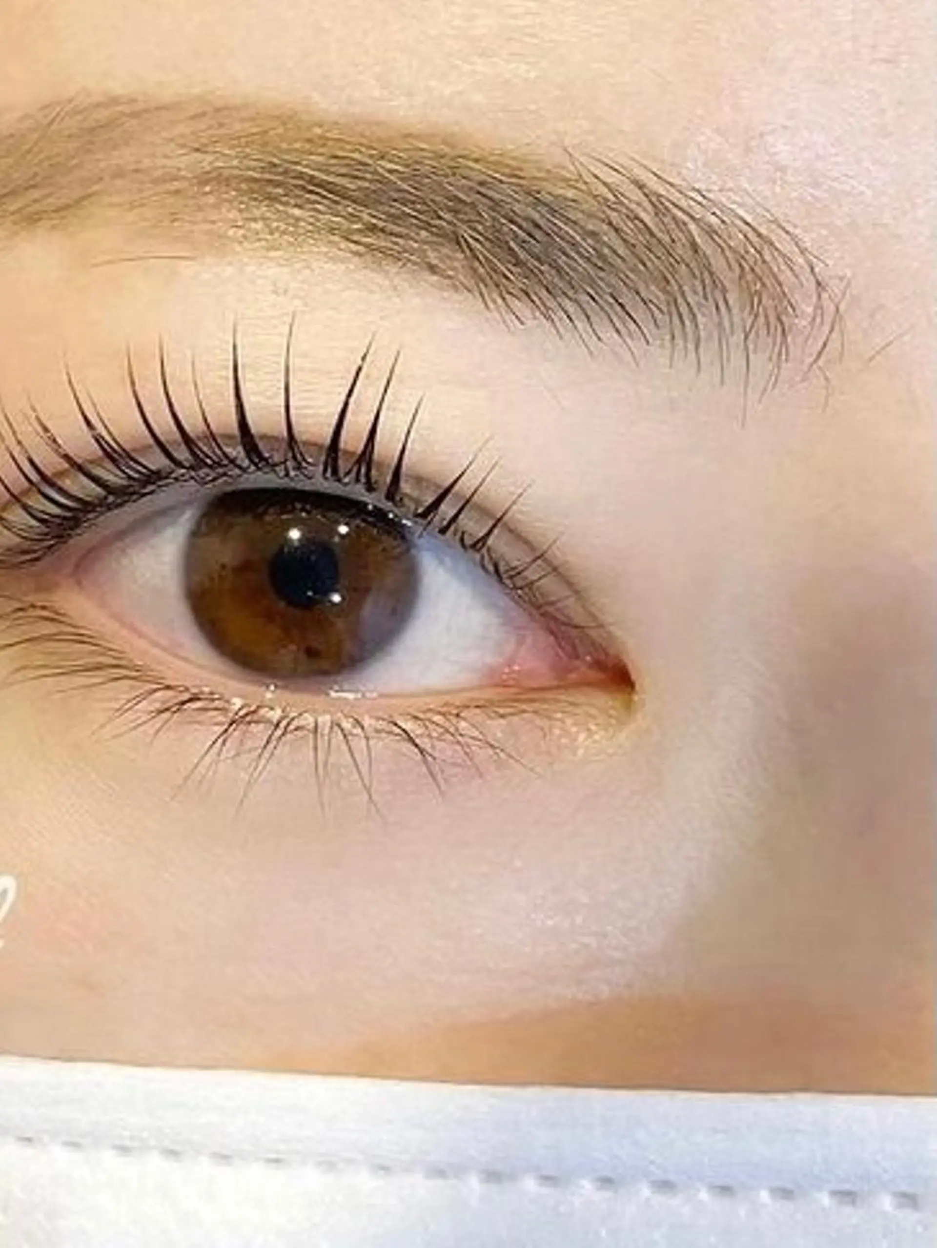 マツエク・マツパ 一重×まつ毛パーマ マツパ OVER  SEAオーバーシー所属・森 陽子のマツエク・マツパデザイン