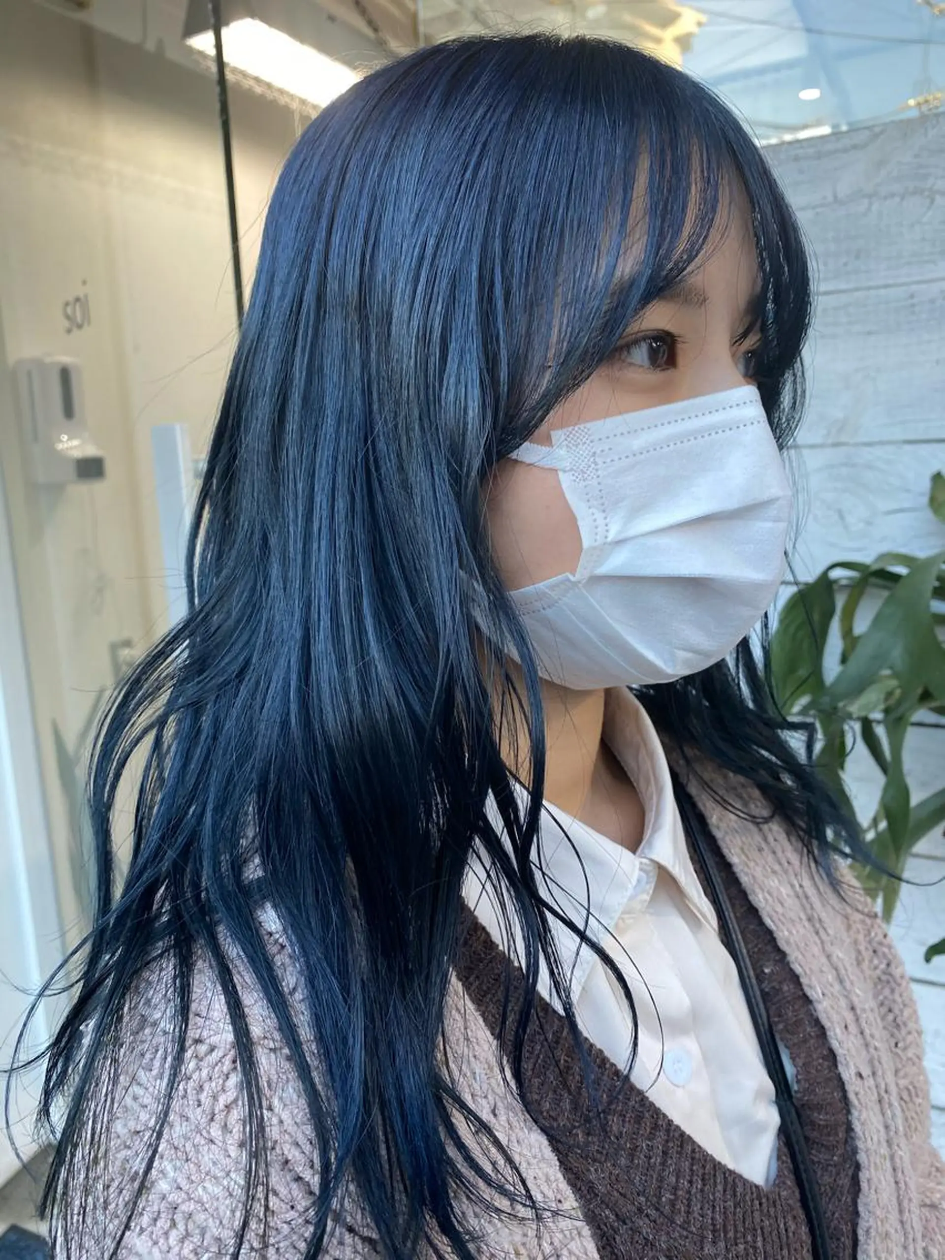 ロング カラー カット ヘアカラー トリートメント 森貴裕/ベージュ/ パーマ/オリーブのヘアスタイル