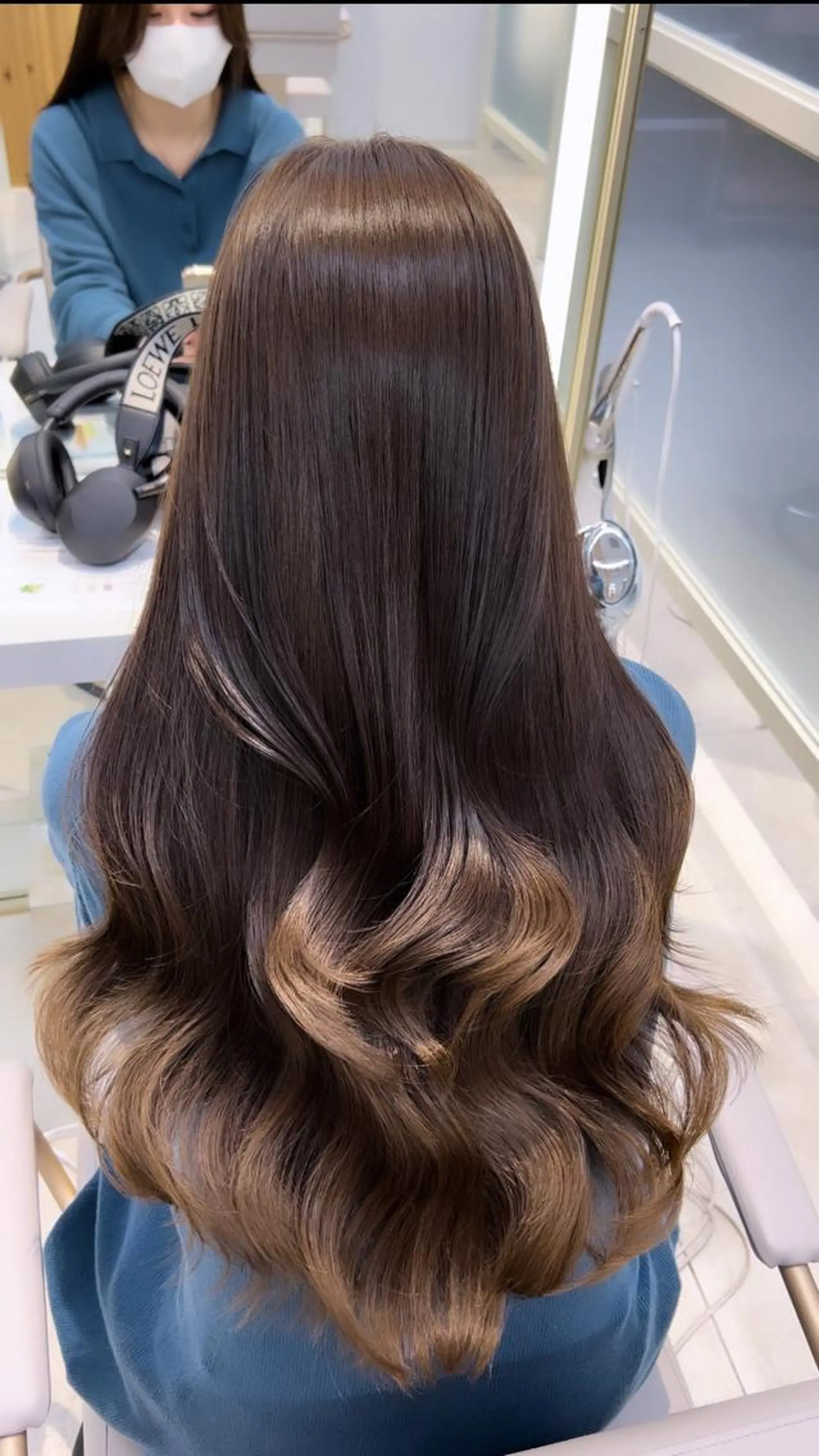 ロング カット トリートメント レイヤーカット/ 顔まわり/アオイのヘアスタイル